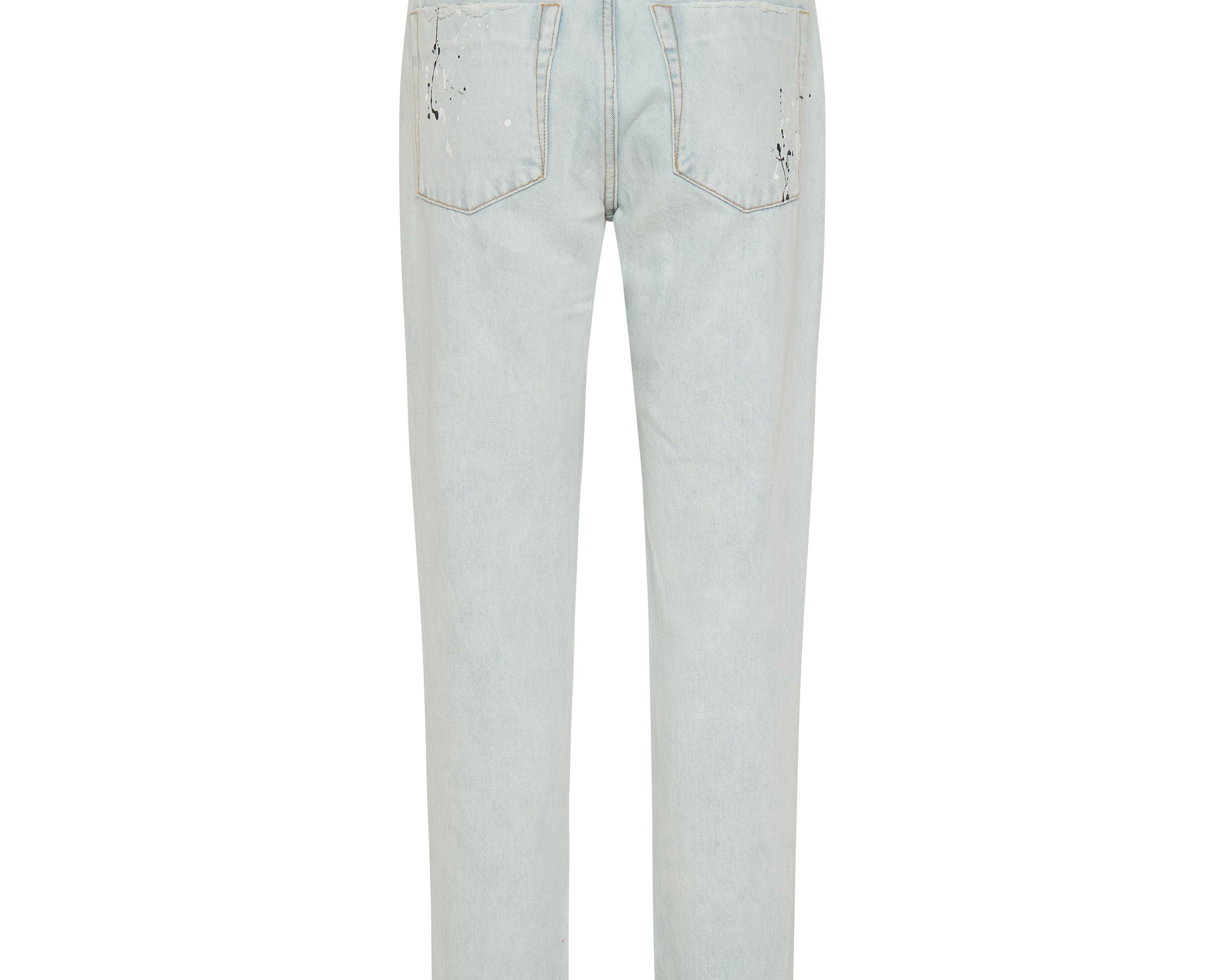 FLORENCE PAINTED HIGH WAIST AWESOME BAGGIES STRAIGHT LEG JEANS