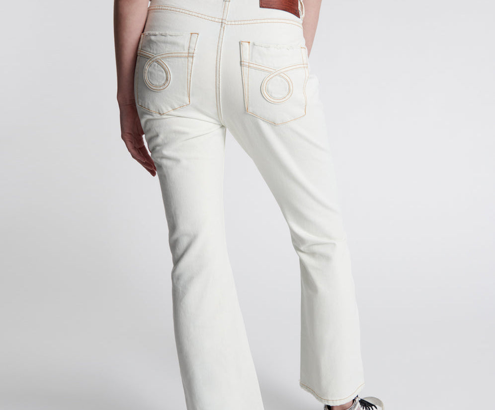 Charlie High Waist Slim Flared Denim Jeans - Xanthe