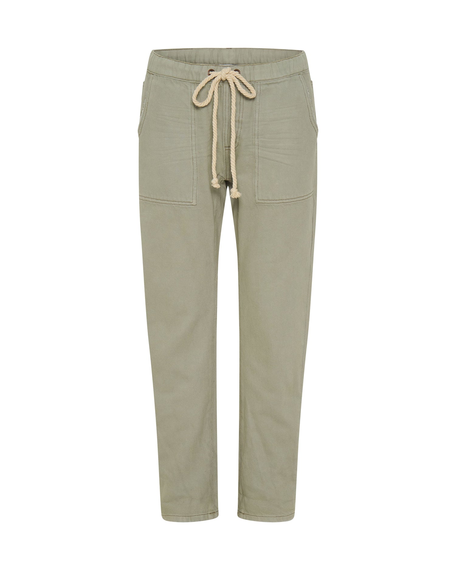 Products FADED KHAKI SHABBIES DRAWSTRING BOYFRIEND JEANS KHAKI