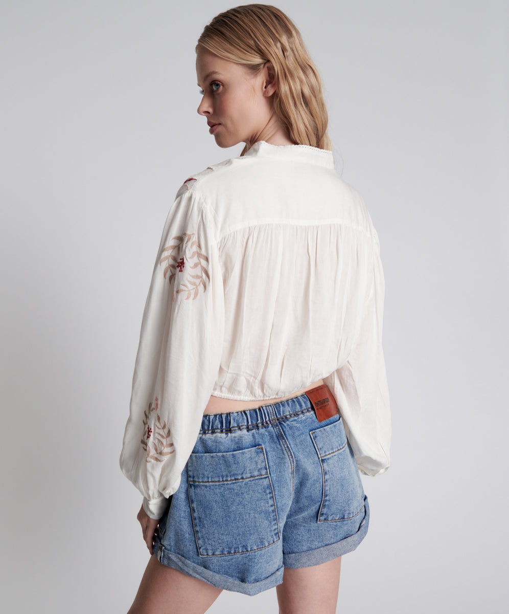 Products HOLLYWOOD SHABBY BANDIT DRAWSTRING BOYFRIEND SHORT