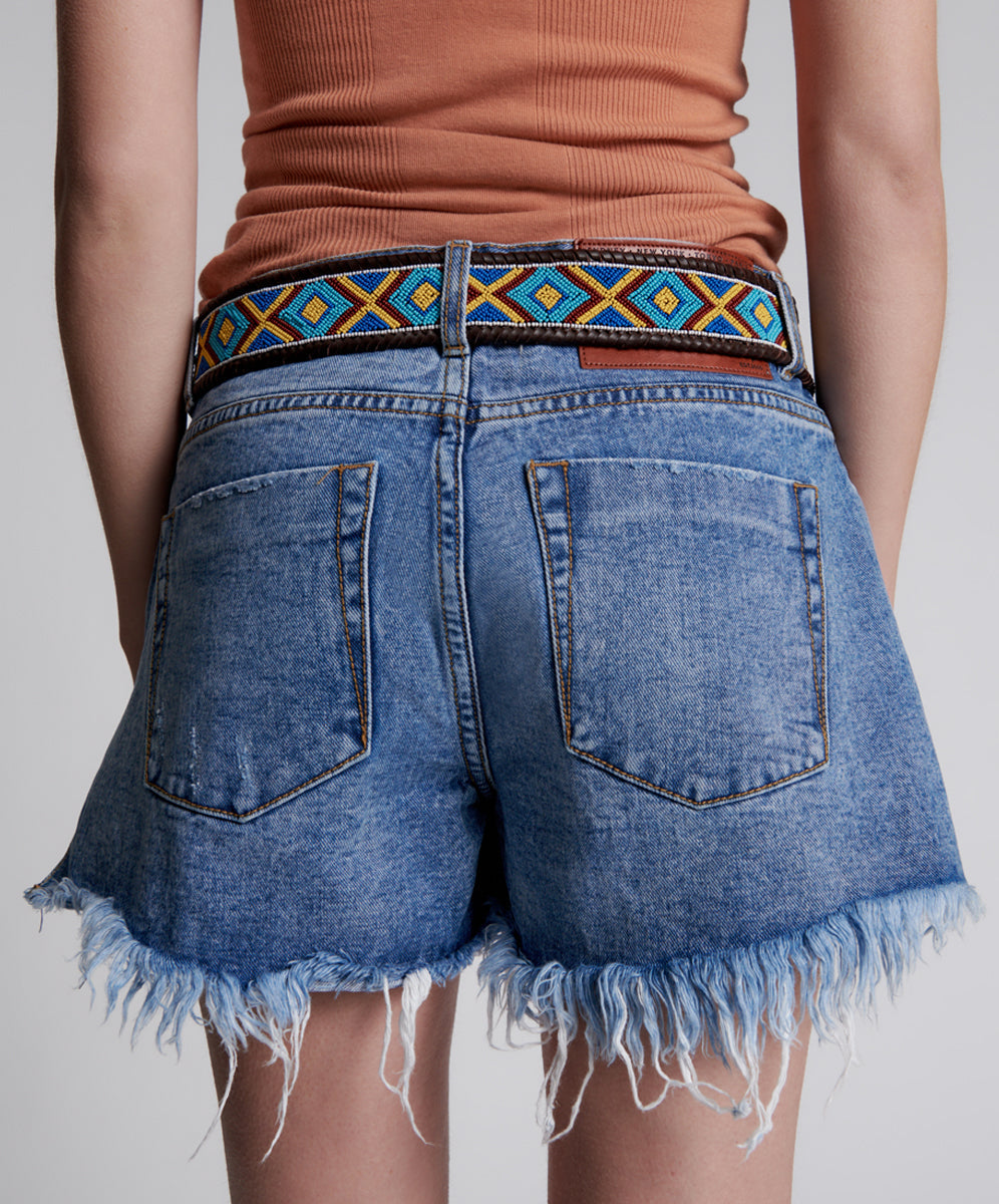 Products DESERT STAR LOW WAIST LEATHER BELT