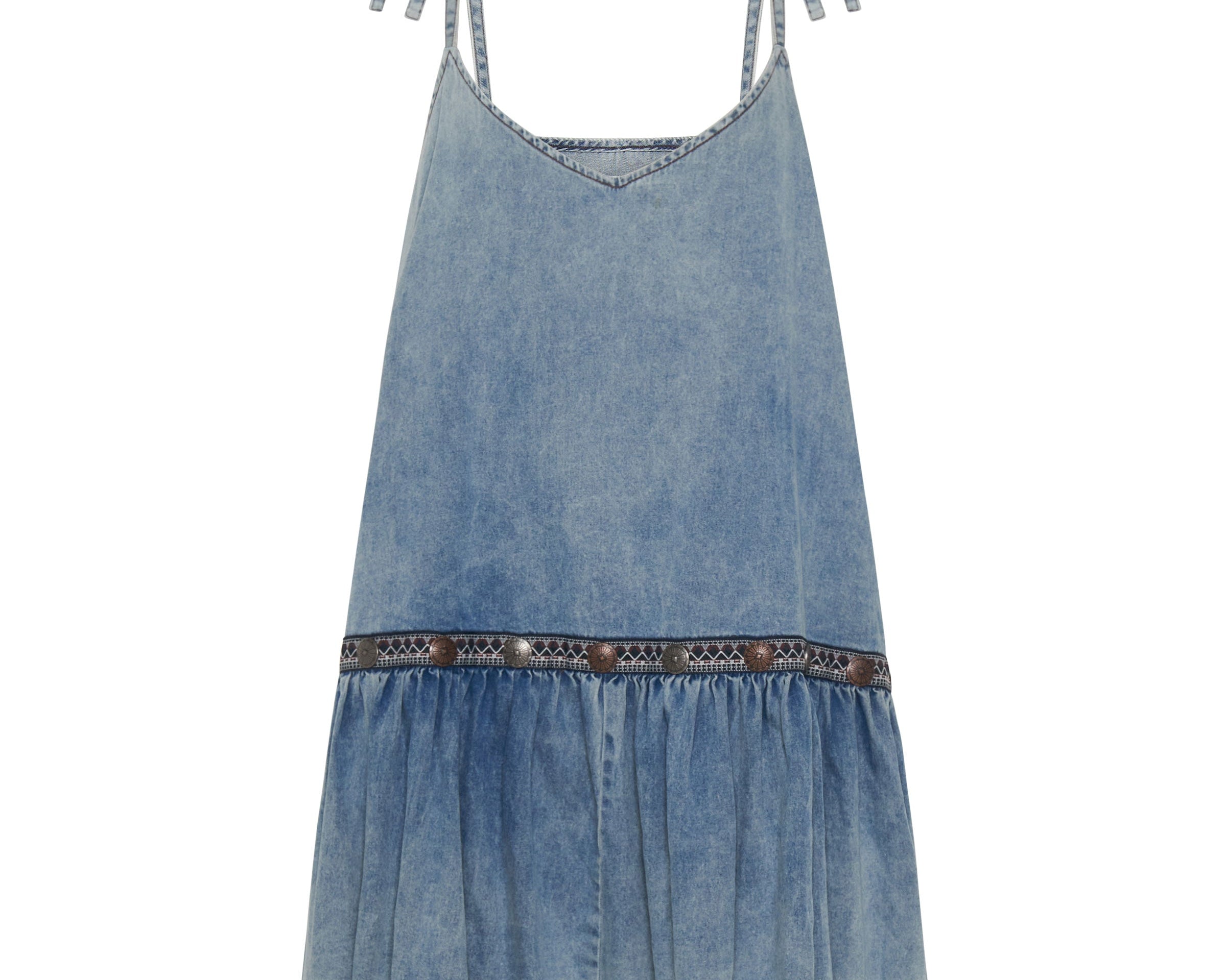 ICONIC HOLLYWOOD HILLS DENIM DRESS