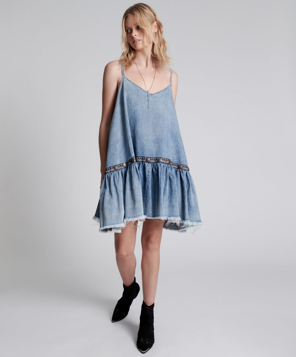 Products ICONIC HOLLYWOOD HILLS DENIM DRESS