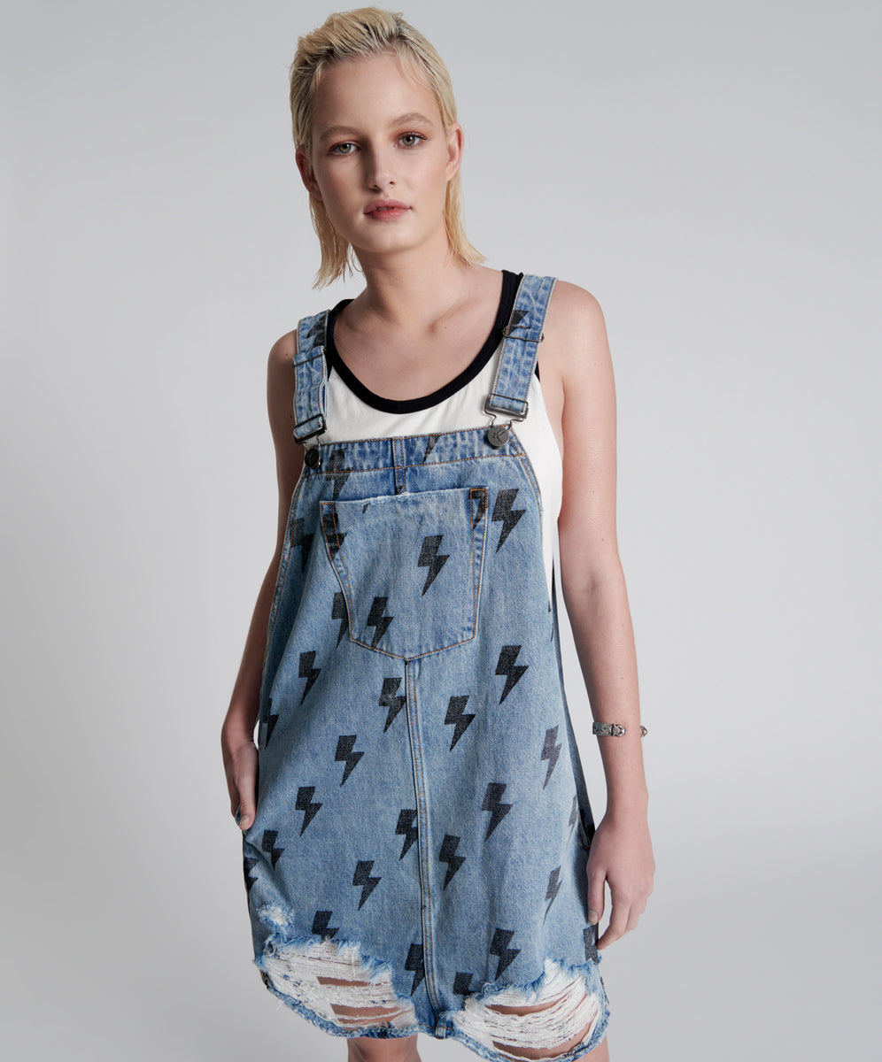 Products BLUE LIGHTNING PINI DENIM DRESS