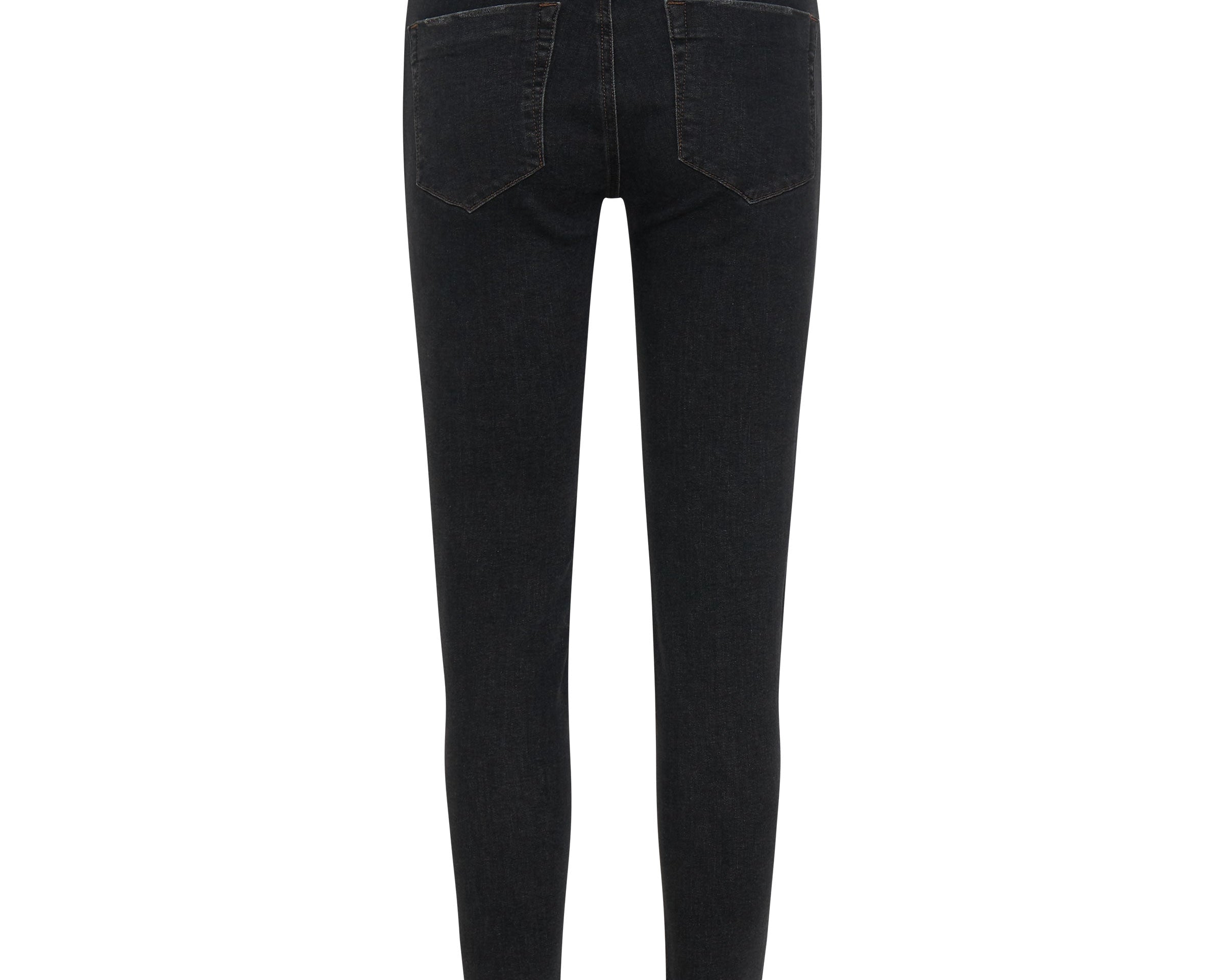 Freebirds Ii Low Waist Stretch Skinny Denim Jeans - Worn Black