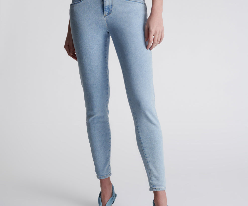 BEST BLUE PREACHERS HIGH WAIST SKINNY JEANS