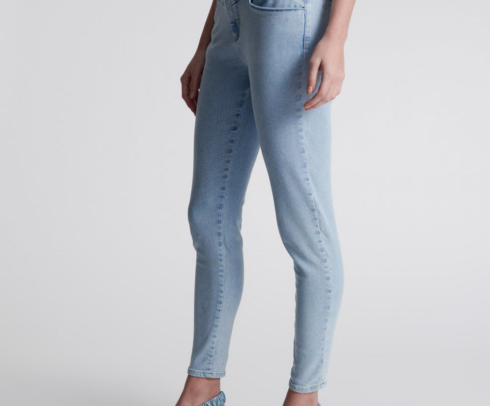 BEST BLUE PREACHERS HIGH WAIST SKINNY JEANS