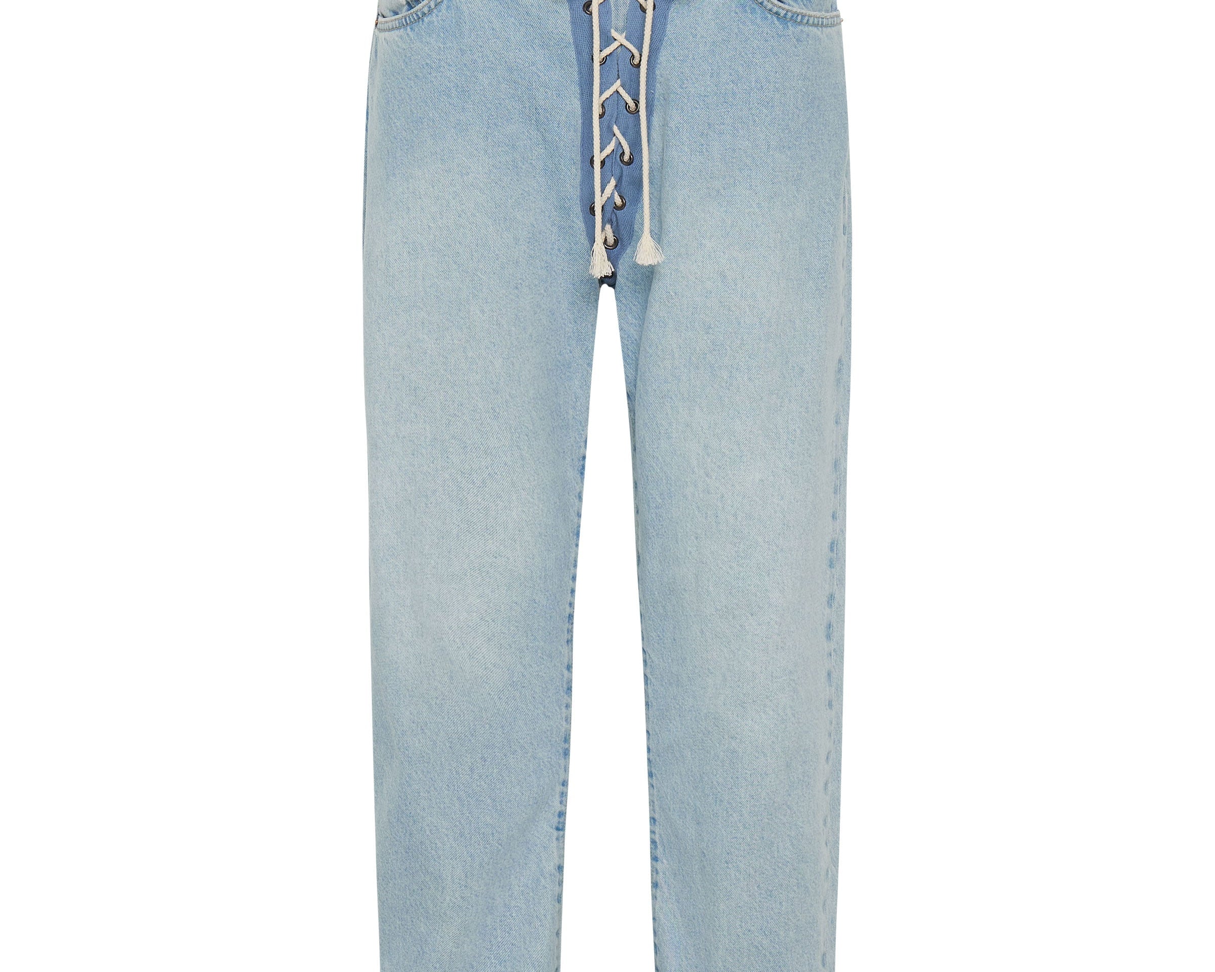 BEST BLUE LACED BANDITS RELAXED JEANS