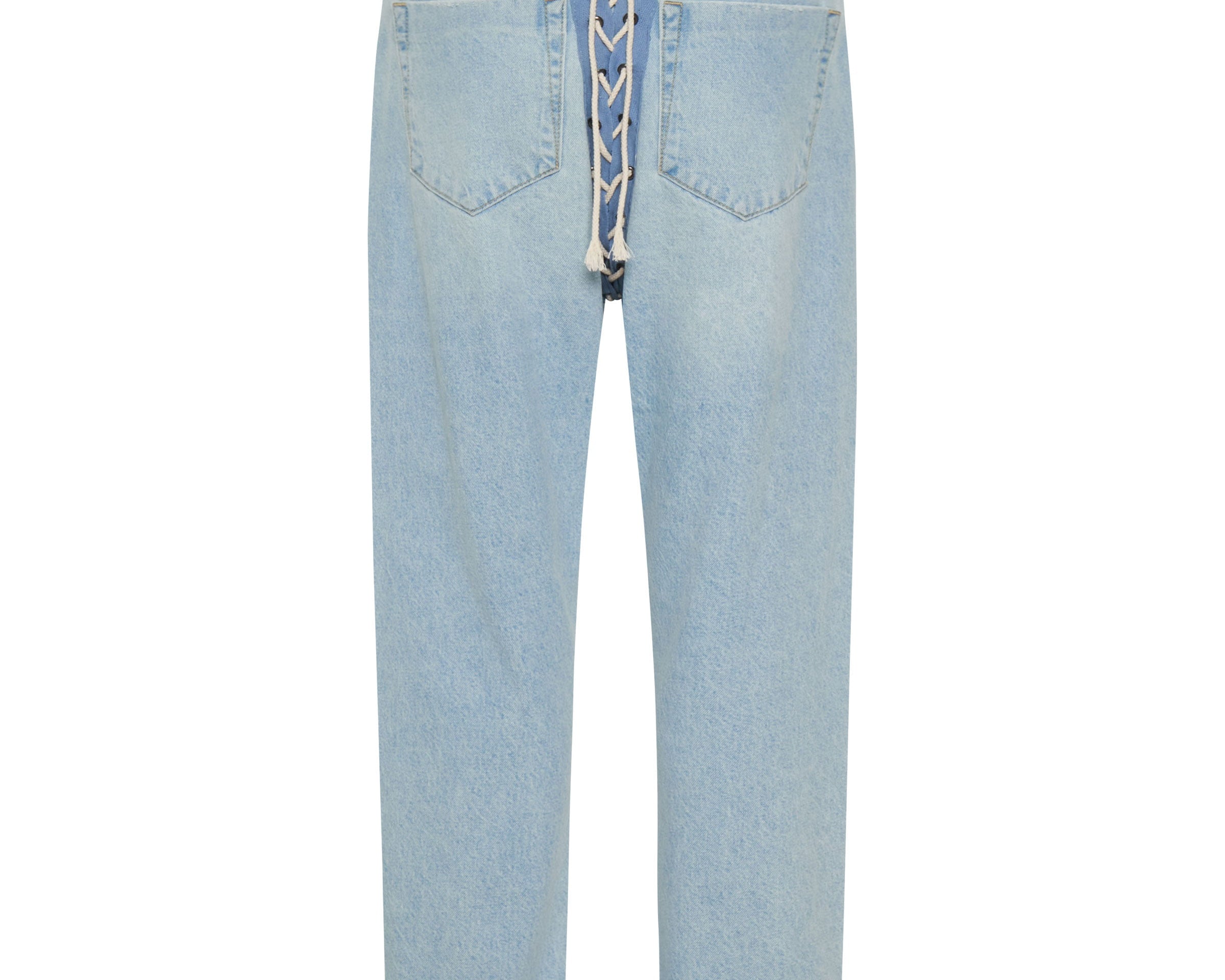 BEST BLUE LACED BANDITS RELAXED JEANS