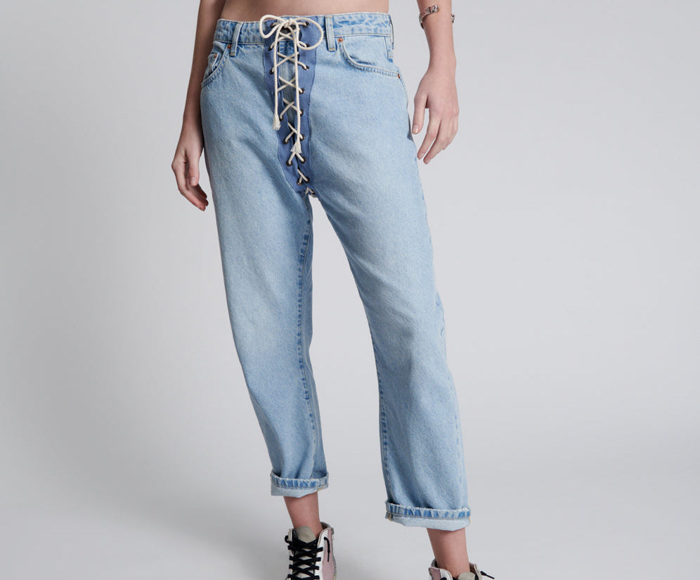 BEST BLUE LACED BANDITS RELAXED JEAN