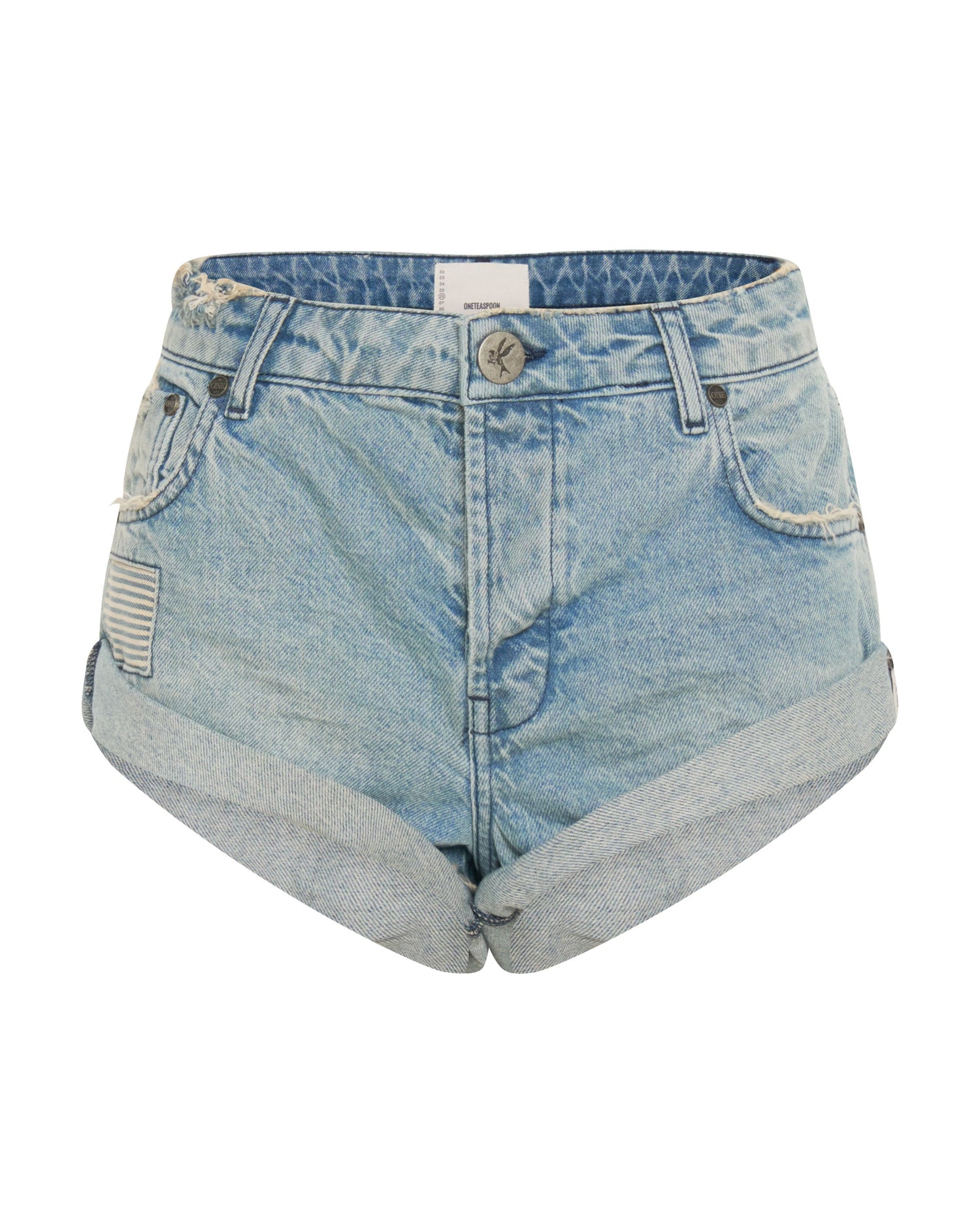 Products Bandits Low Waist Denim Shorts - Federal Blue