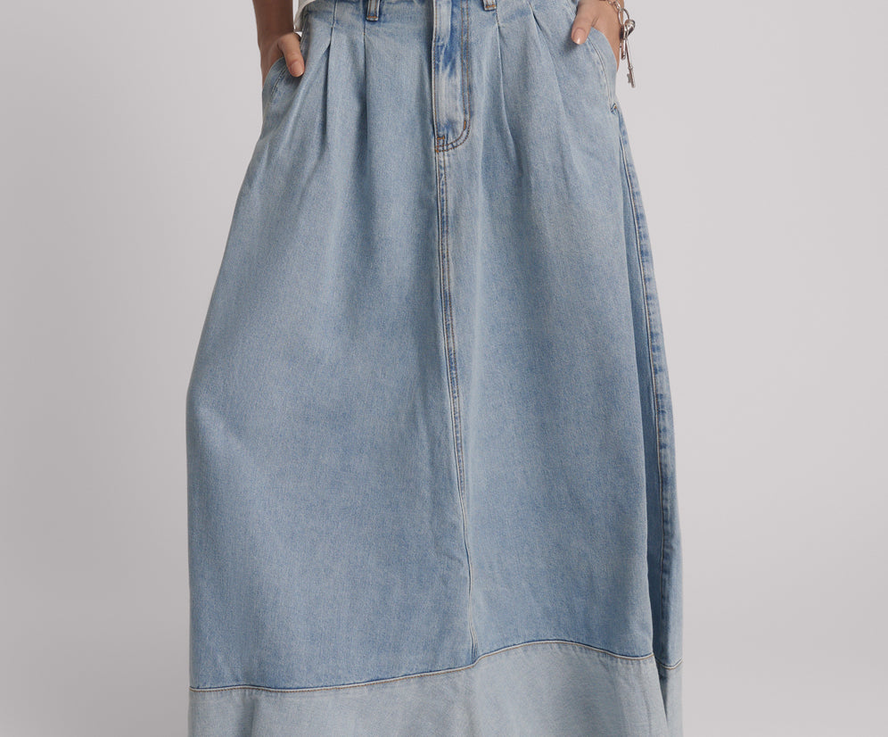 HENDRIXE MAVERICK DENIM SKIRT