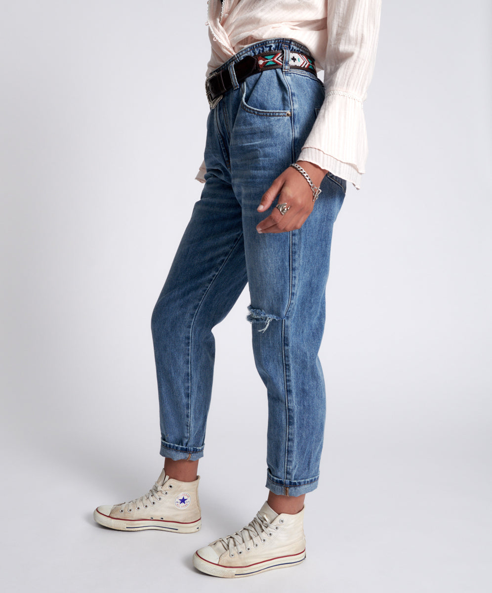 Products Pioneer Vintage 80S Fit High Waist Denim Jeans - Cobaine