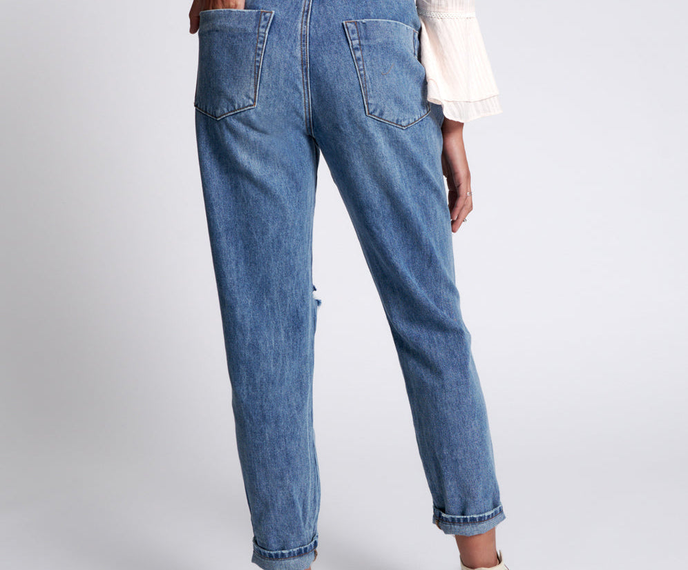 Pioneer Vintage 80S Fit High Waist Denim Jeans - Cobaine
