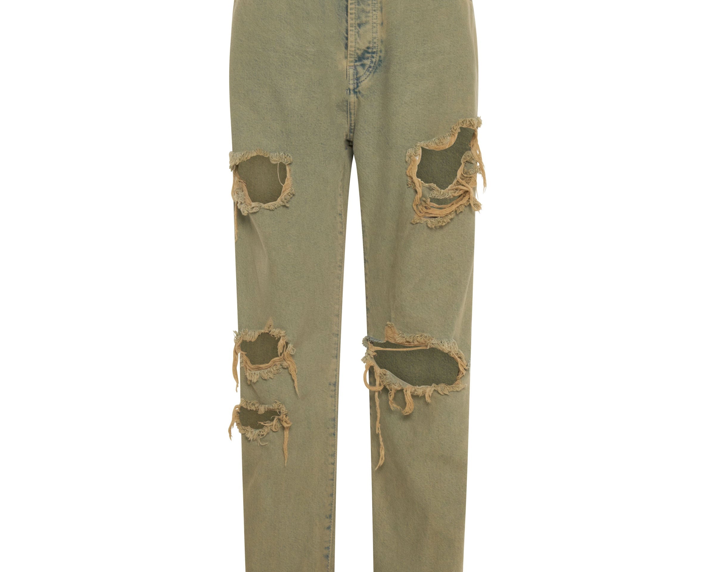 Bandits Low Waist Boyfriend Denim Jeans - Khaki Haze