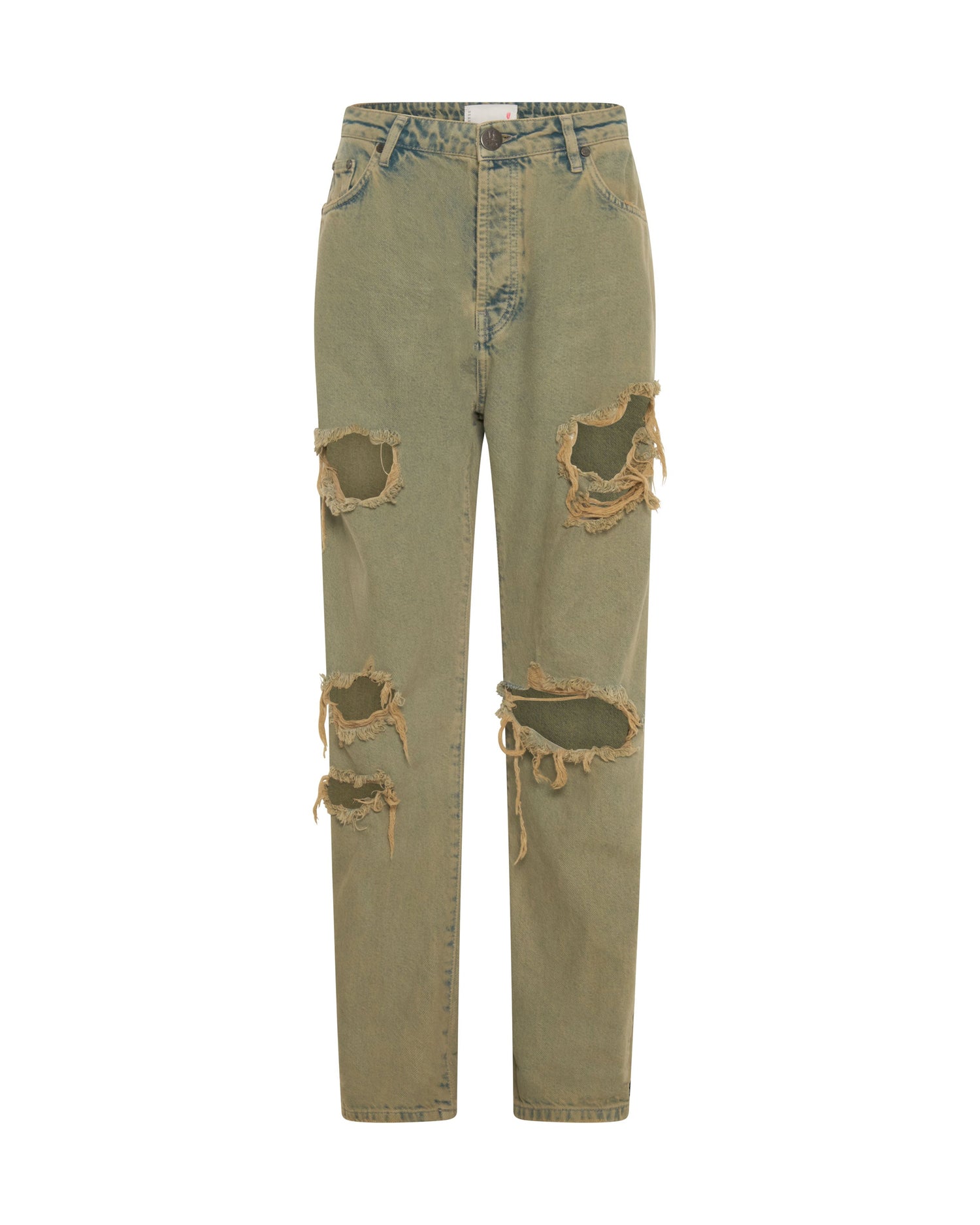 Products Bandits Low Waist Boyfriend Denim Jeans - Khaki Haze