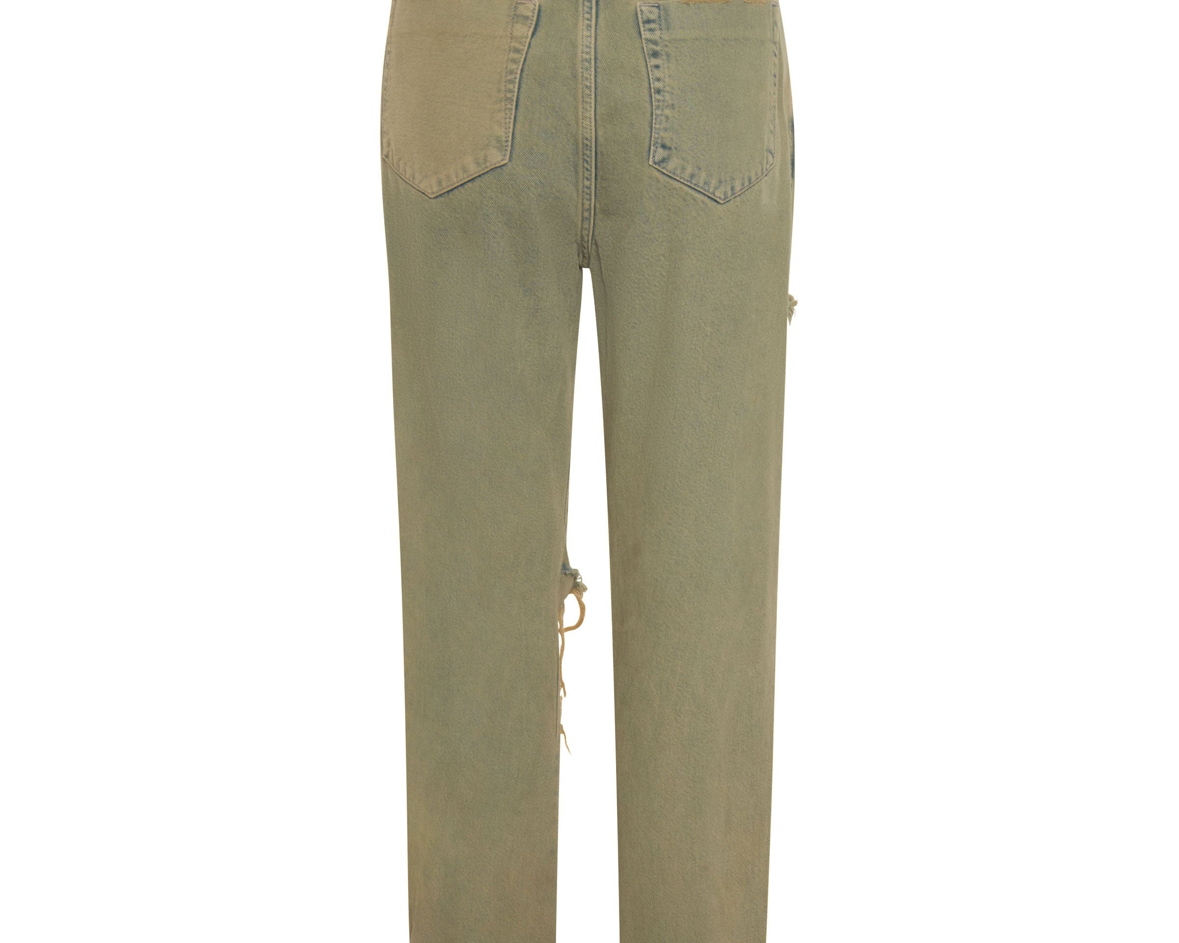 Bandits Low Waist Boyfriend Denim Jeans - Khaki Haze