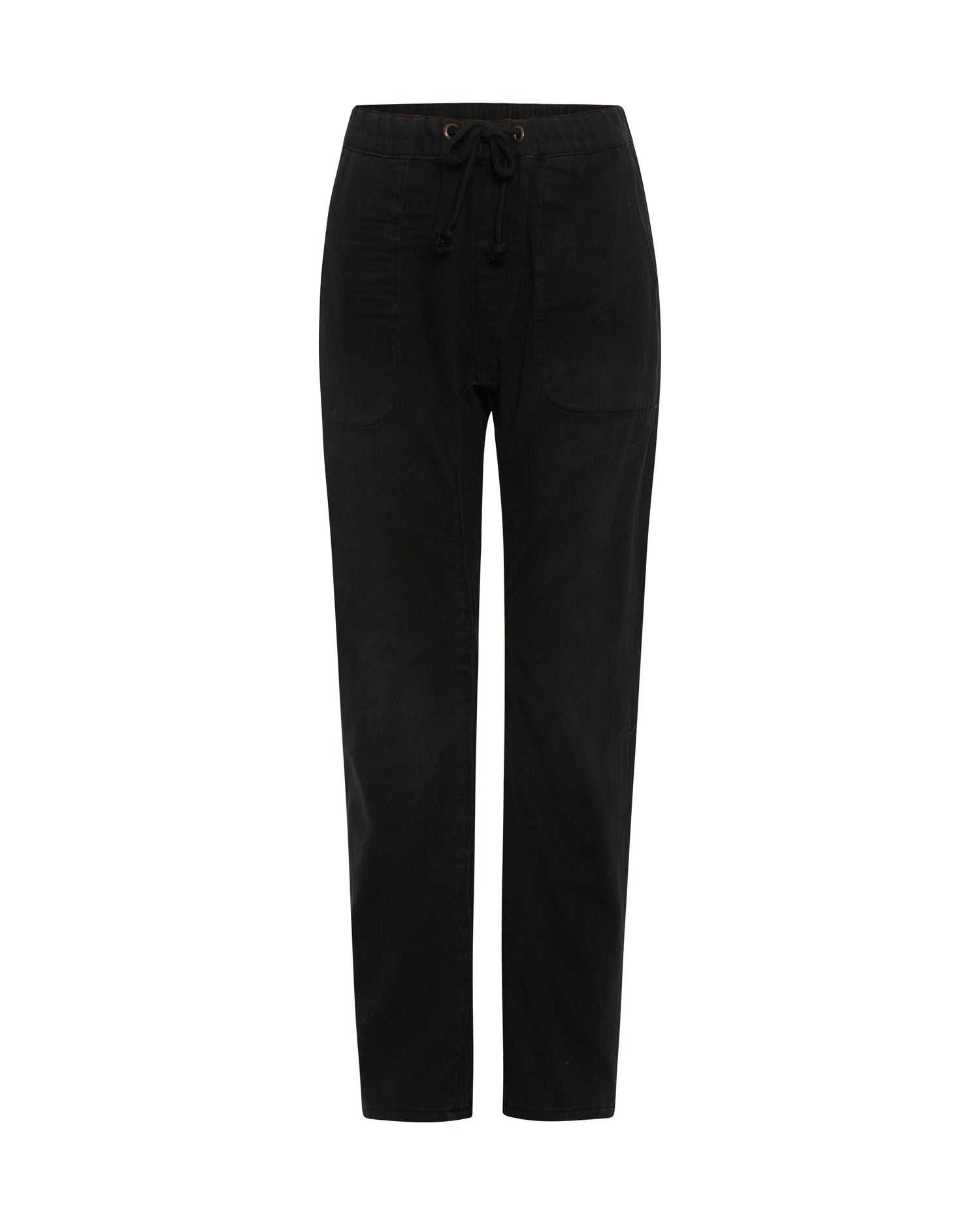 Products BLACK OAK SHABBIES DRAWSTRING BOYFRIEND JEANS