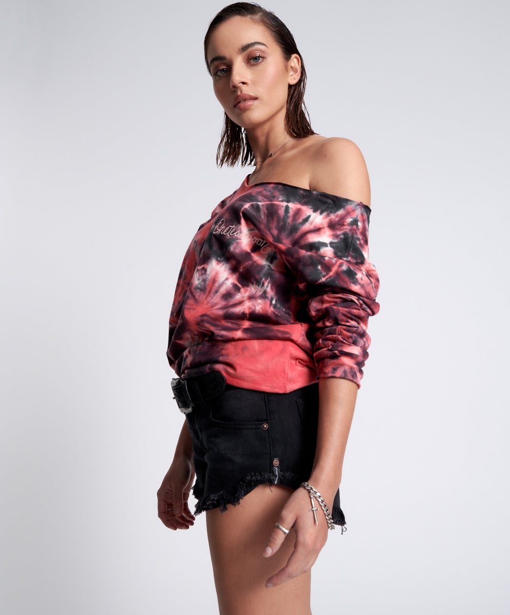 Products Dukes Low Waist Mini Denim Shorts - Black Oak