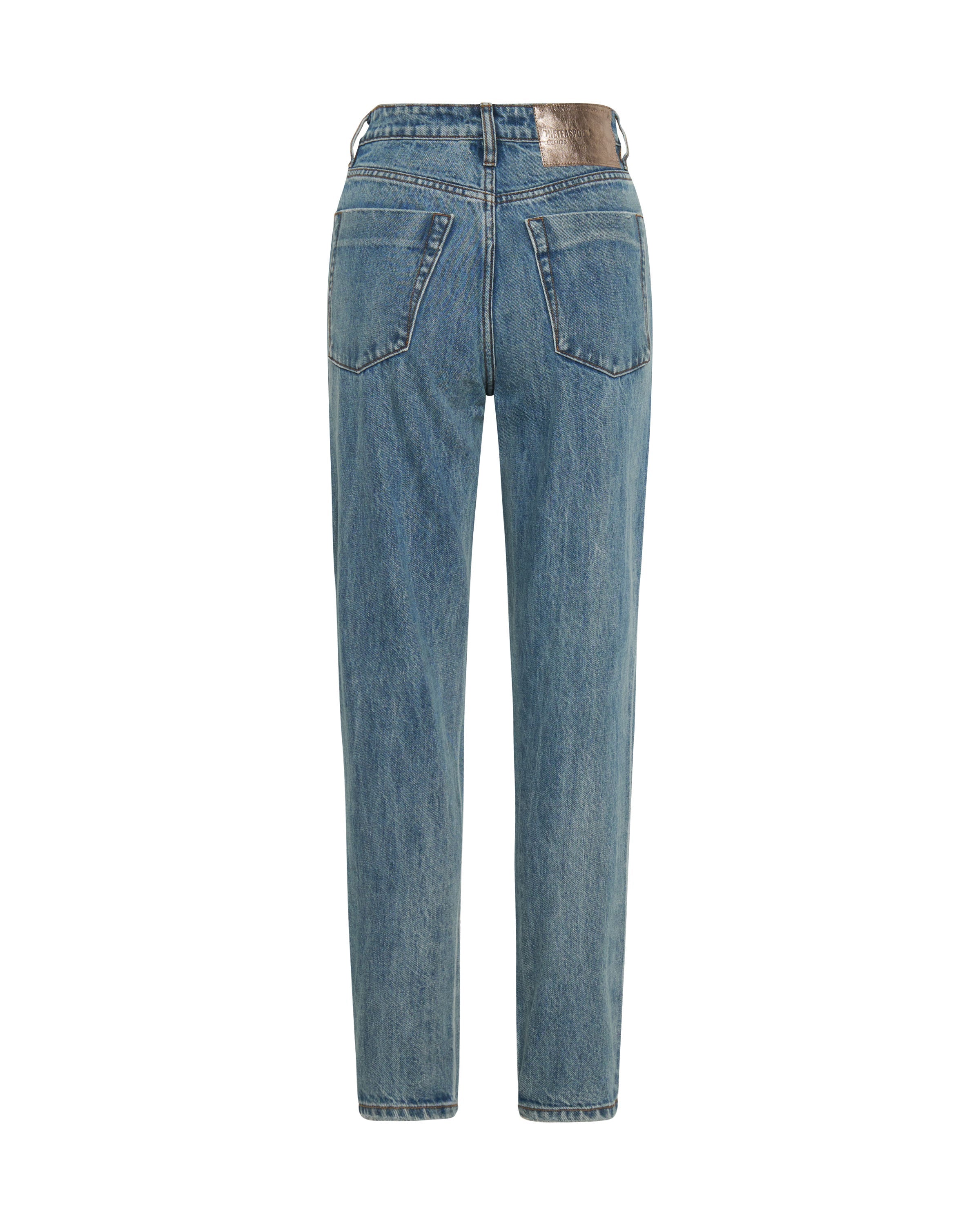 Legends High Waist Mom Fit Denim Jeans - Berlin Blue | One