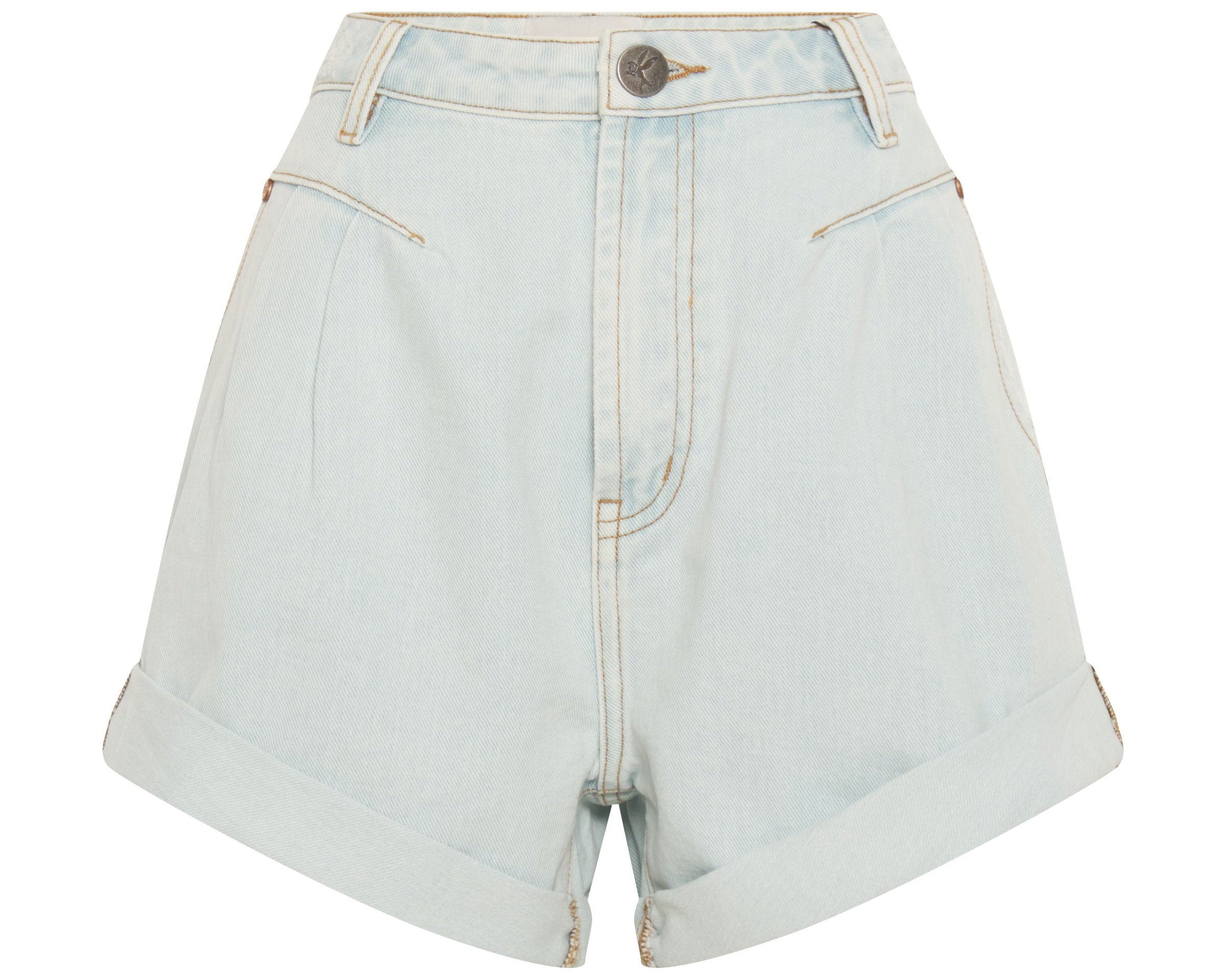 LE SURF STREETWALKER HIGH WAIST DENIM SHORTS