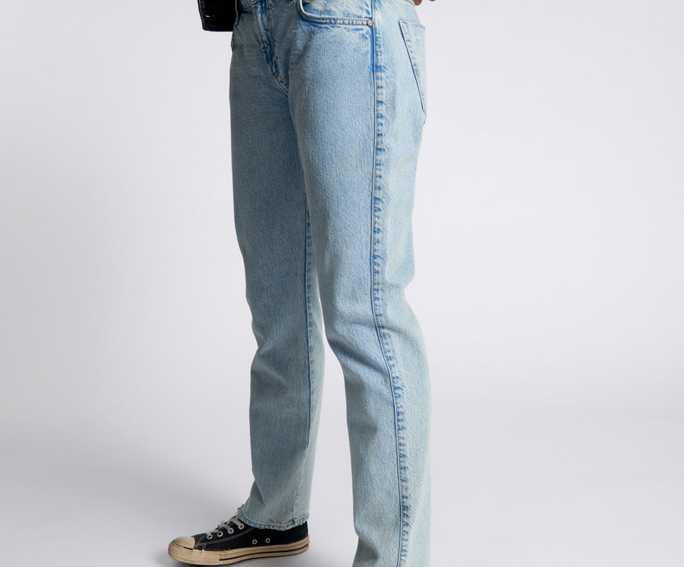 KANSAS ACID TRUCKERS LOW WAIST STRAIGHT LEG JEANS