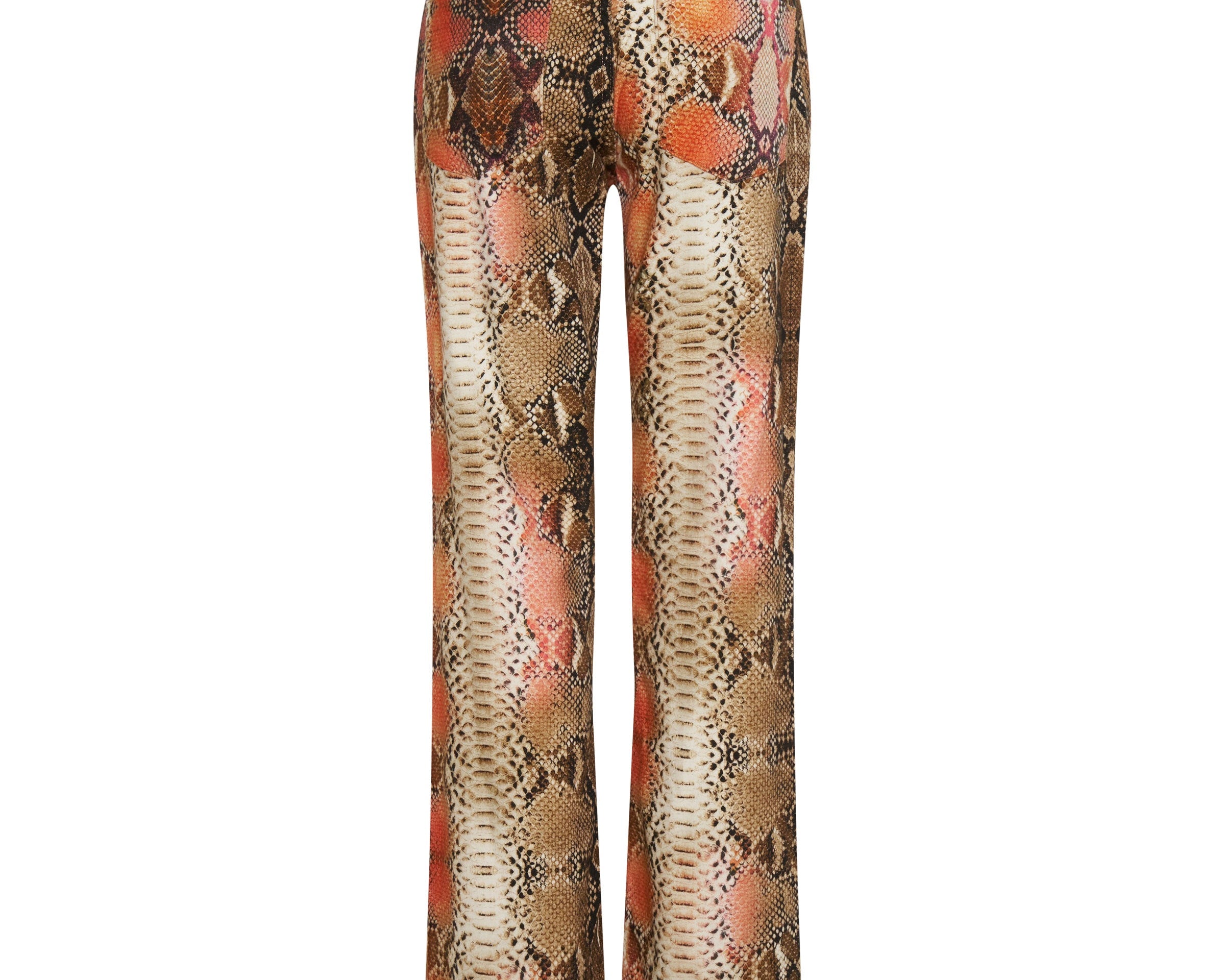 Charlie High Waist Slim Flared Denim Jeans - Serpent