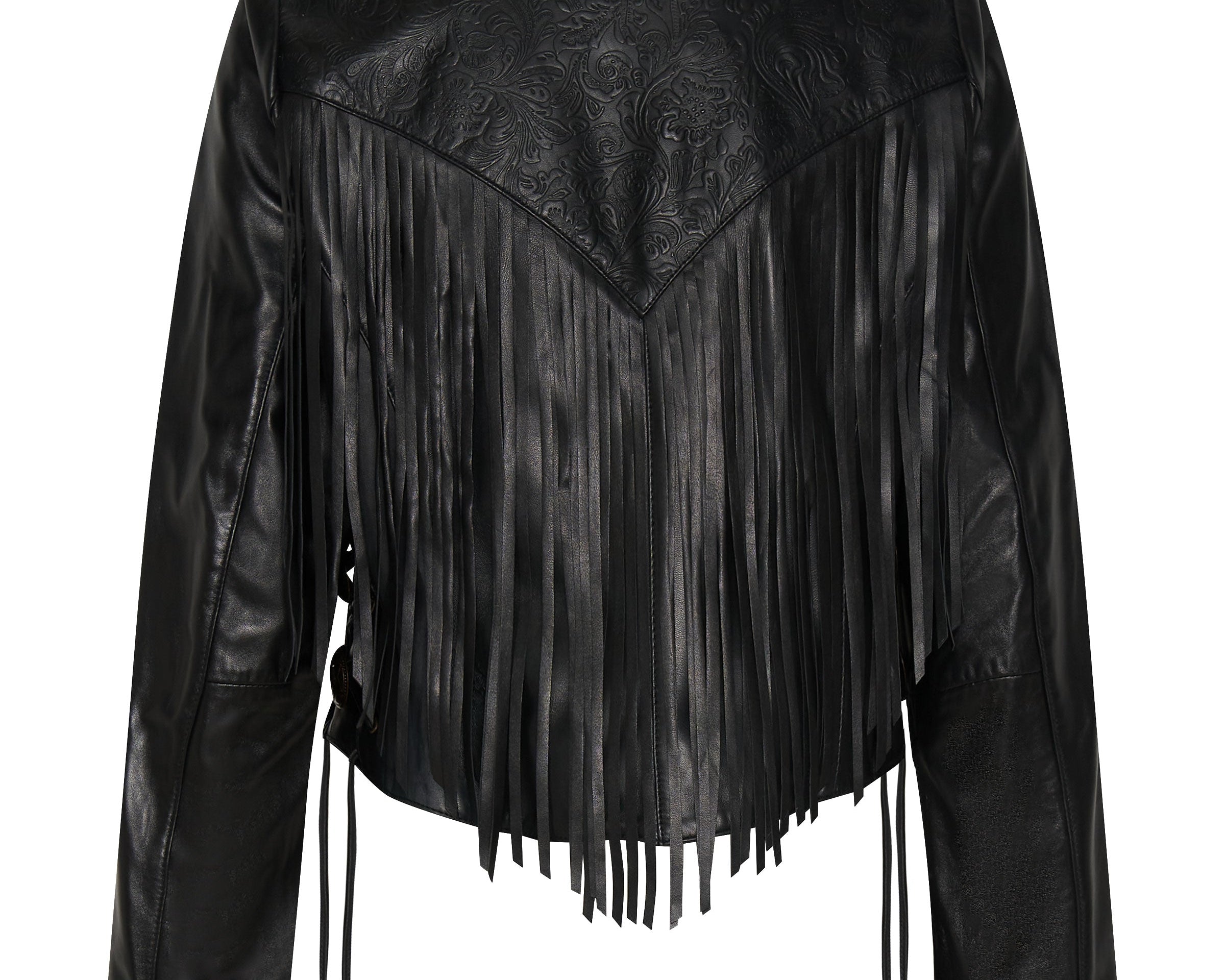 WANDERER FRINGED LEATHER JACKET