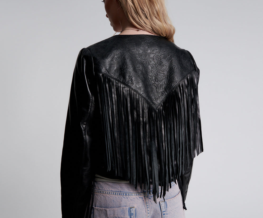 WANDERER FRINGED LEATHER JACKET