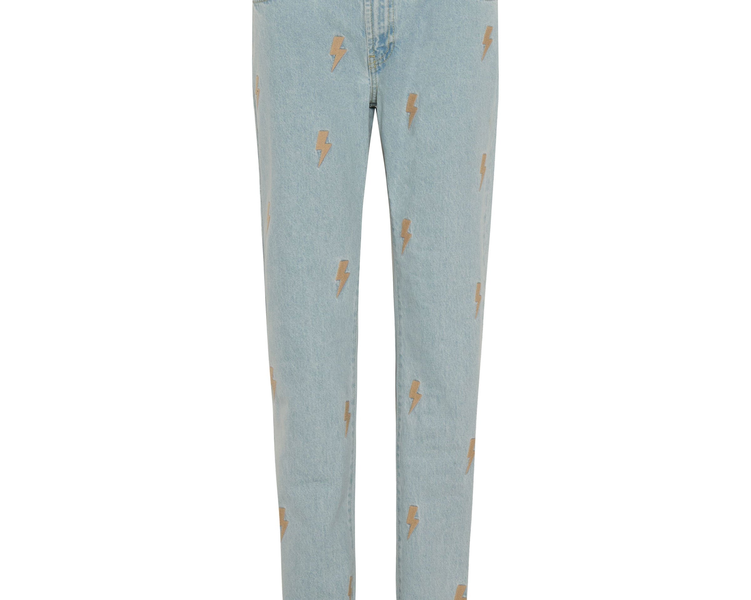Awesome Baggies High Waist Straight Leg Denim Jeans - Best Blue