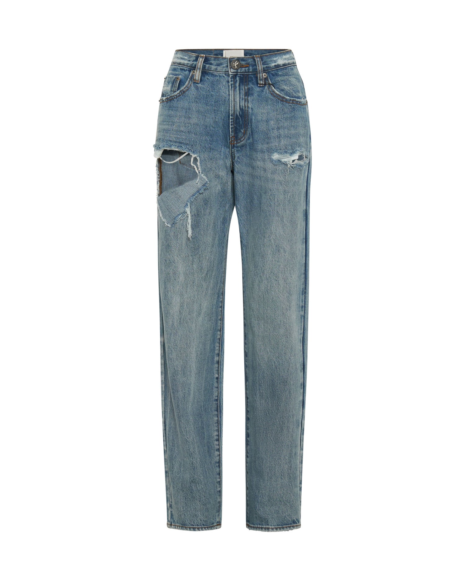 Products 1982S High Waist Balloon Denim Jeans - Berlin Blue