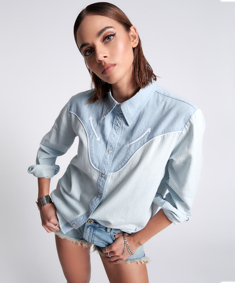 Products LINED UP WESTERN SHIRT