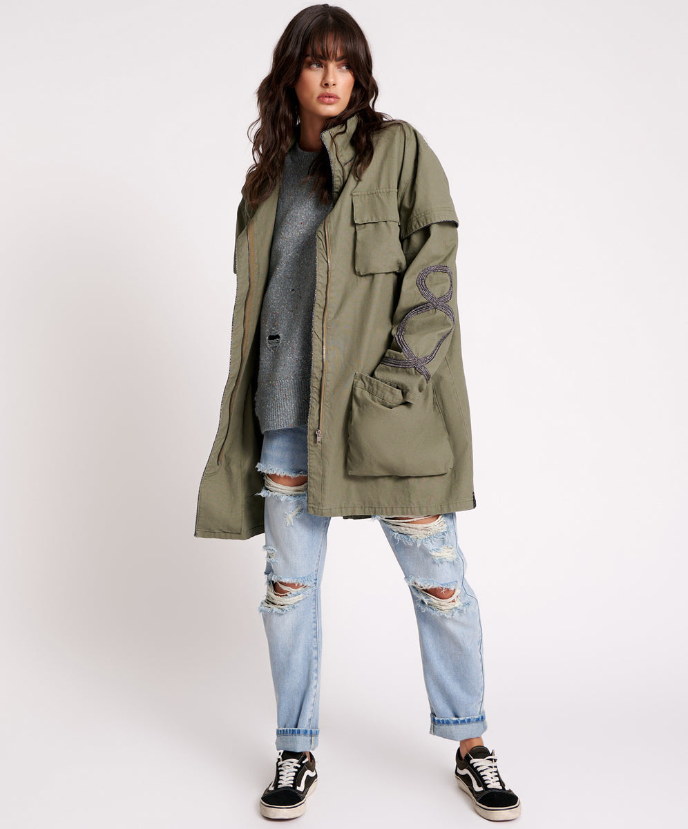 Products CARGO THROWOVER JACKET