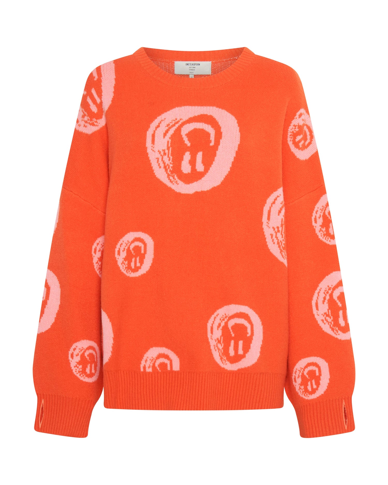 Last Stock ALL OVER SMILEY KNIT SWEATER