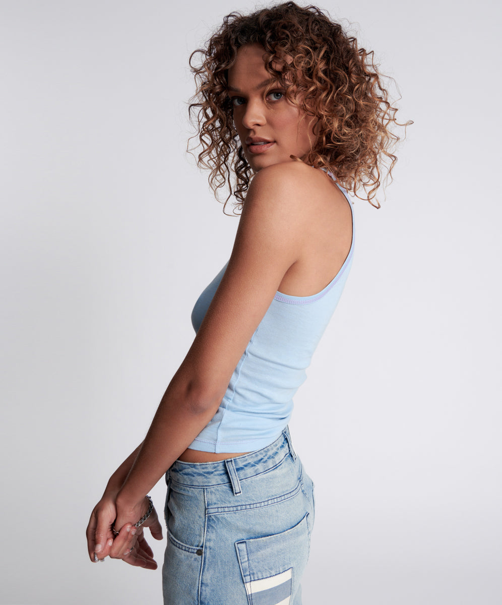 Products CRYSTAL BLUE BOWER BIRD SINGLET