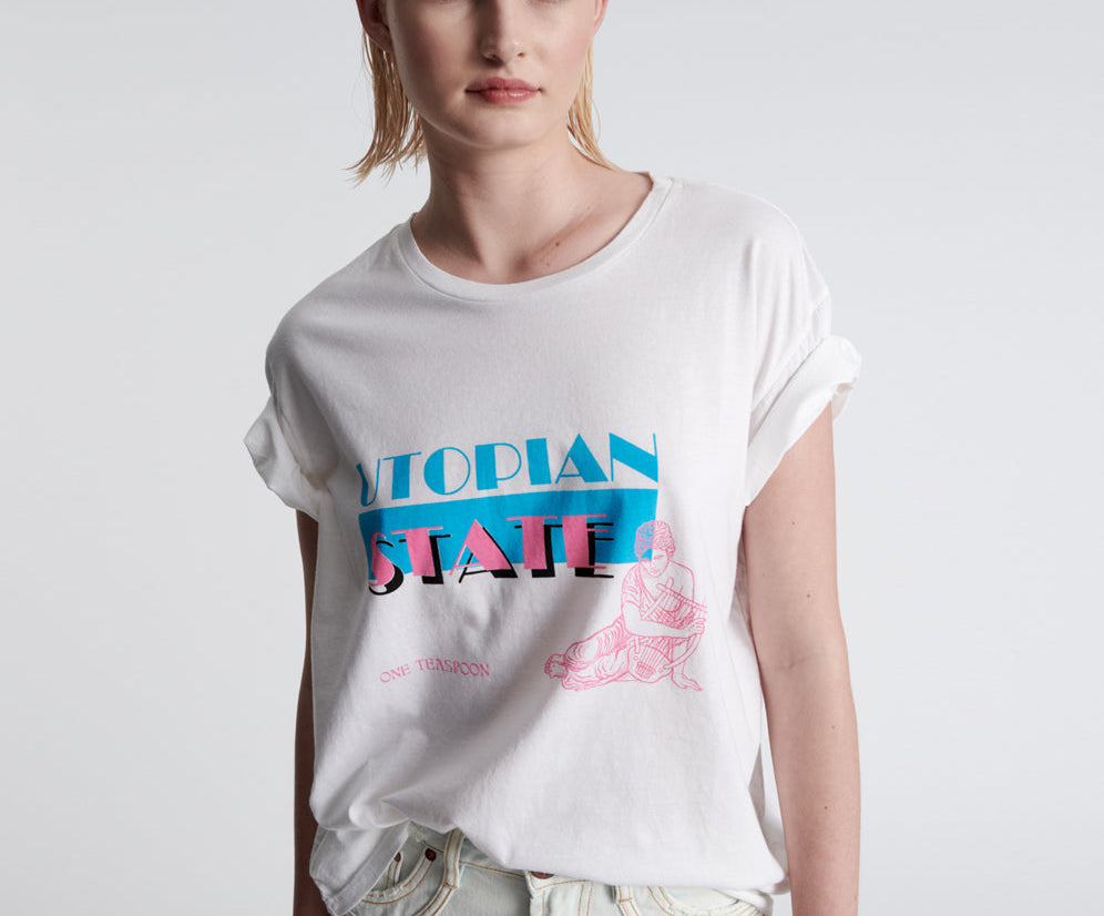 UTOPIAN MIAMI STATE ORGANIC UNISEX TEE