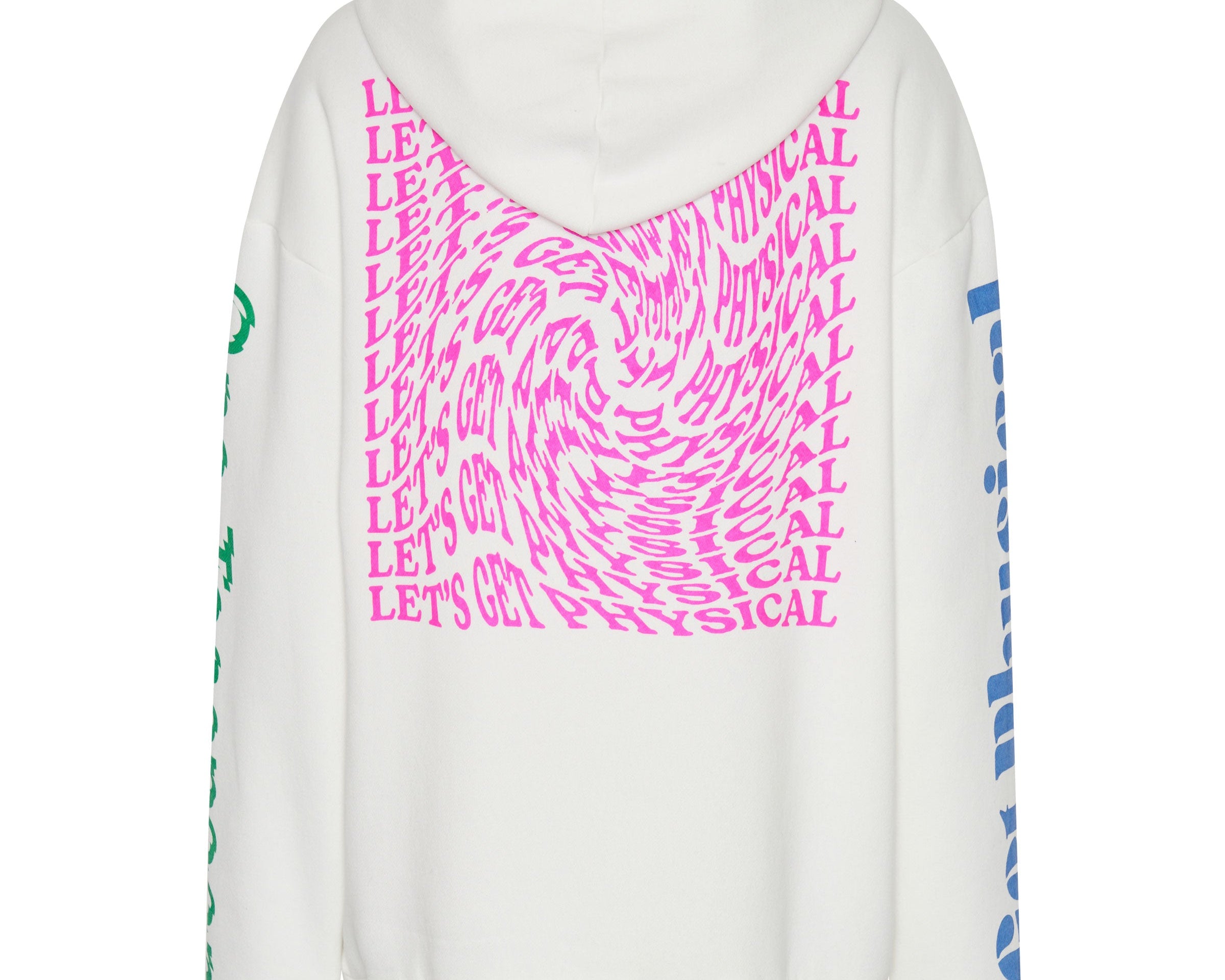 Get Physical Oversized Sweater Hoody - White
