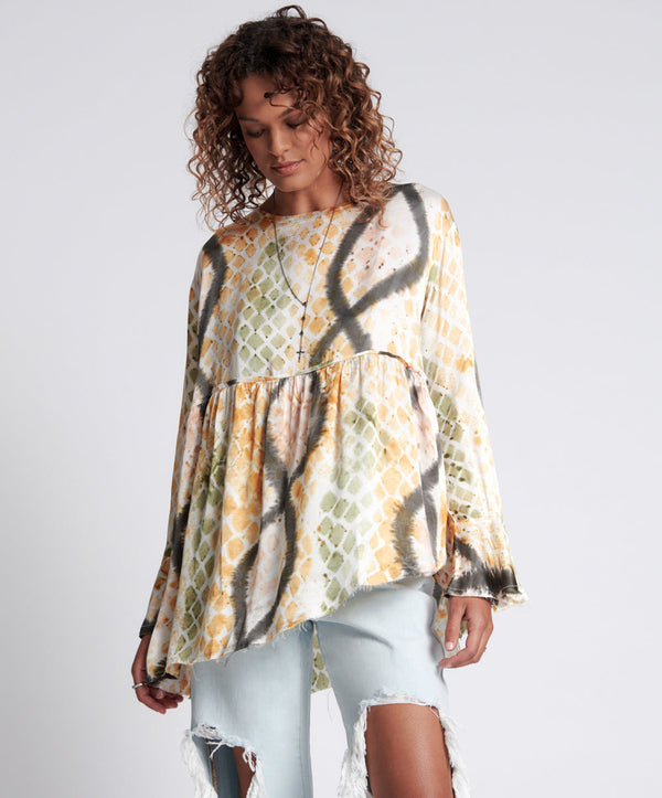 HAND PAINTED MYSTIC SNAKE MAGIQUE TOP