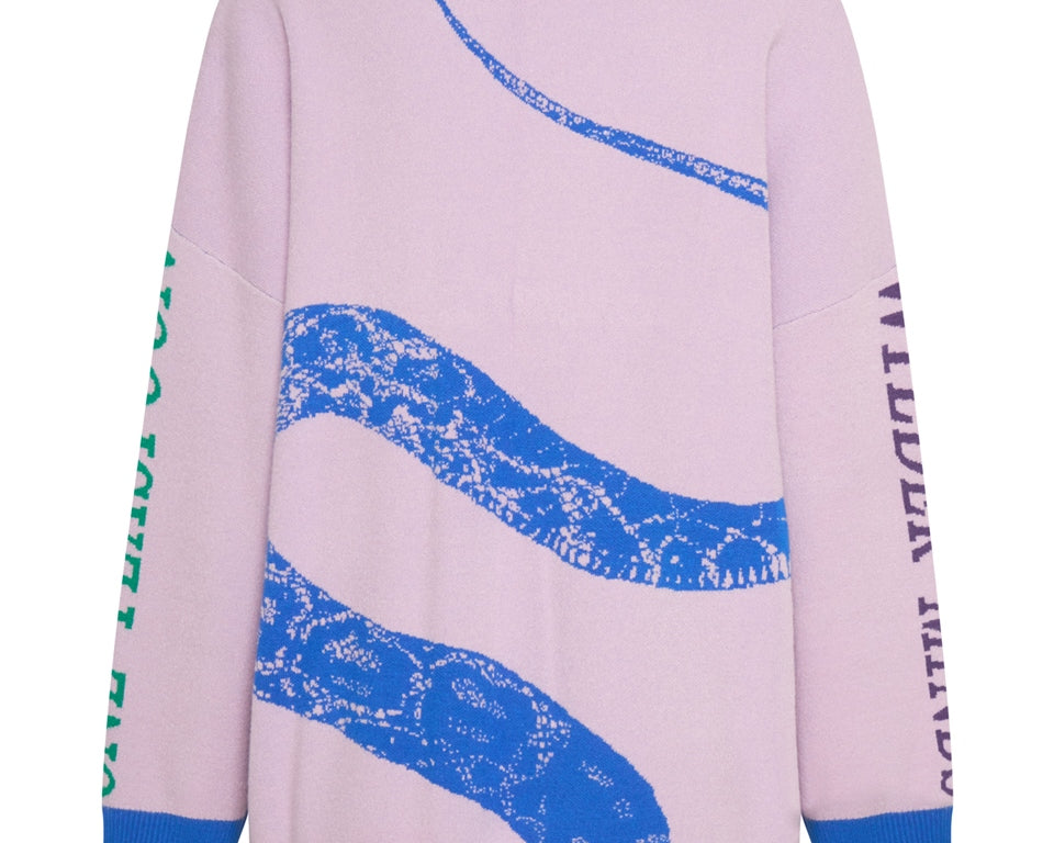 TWISTED SNAKE KNIT SWEATER
