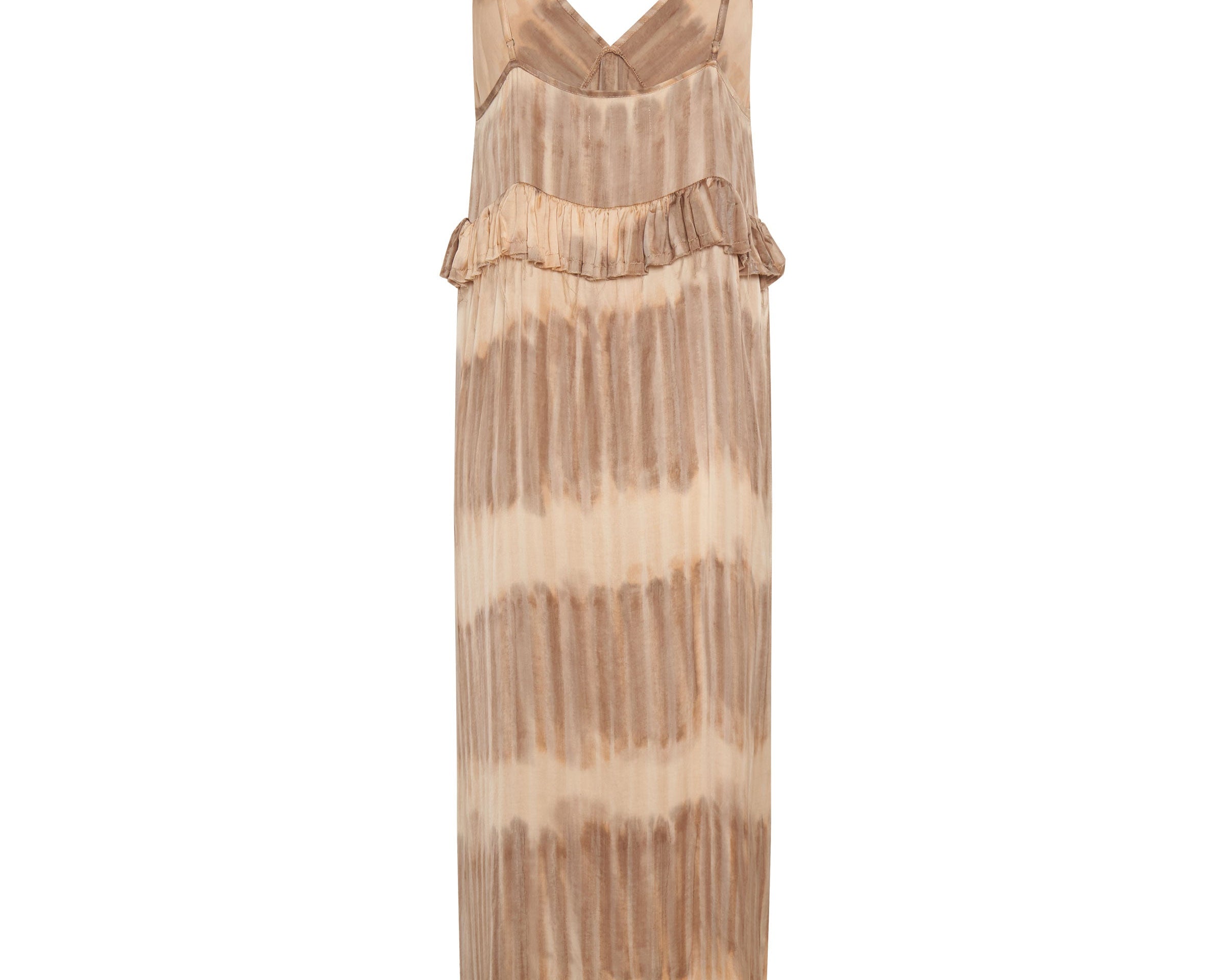 Hand Dyed Rendezvous Slip Maxi Dress - Acid Sky