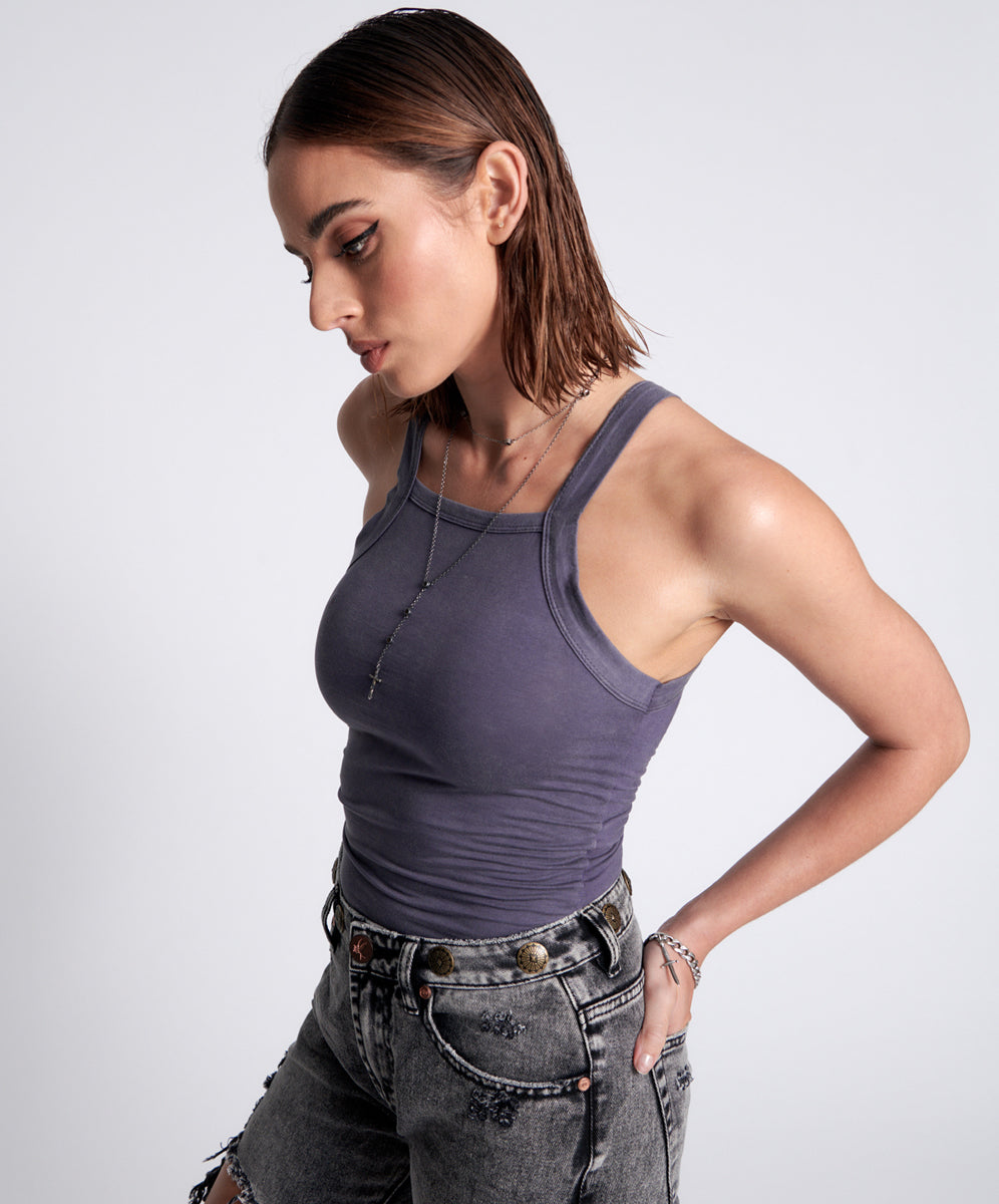 Products BAMBOO LOGO LONGLINE RALLY TANK
