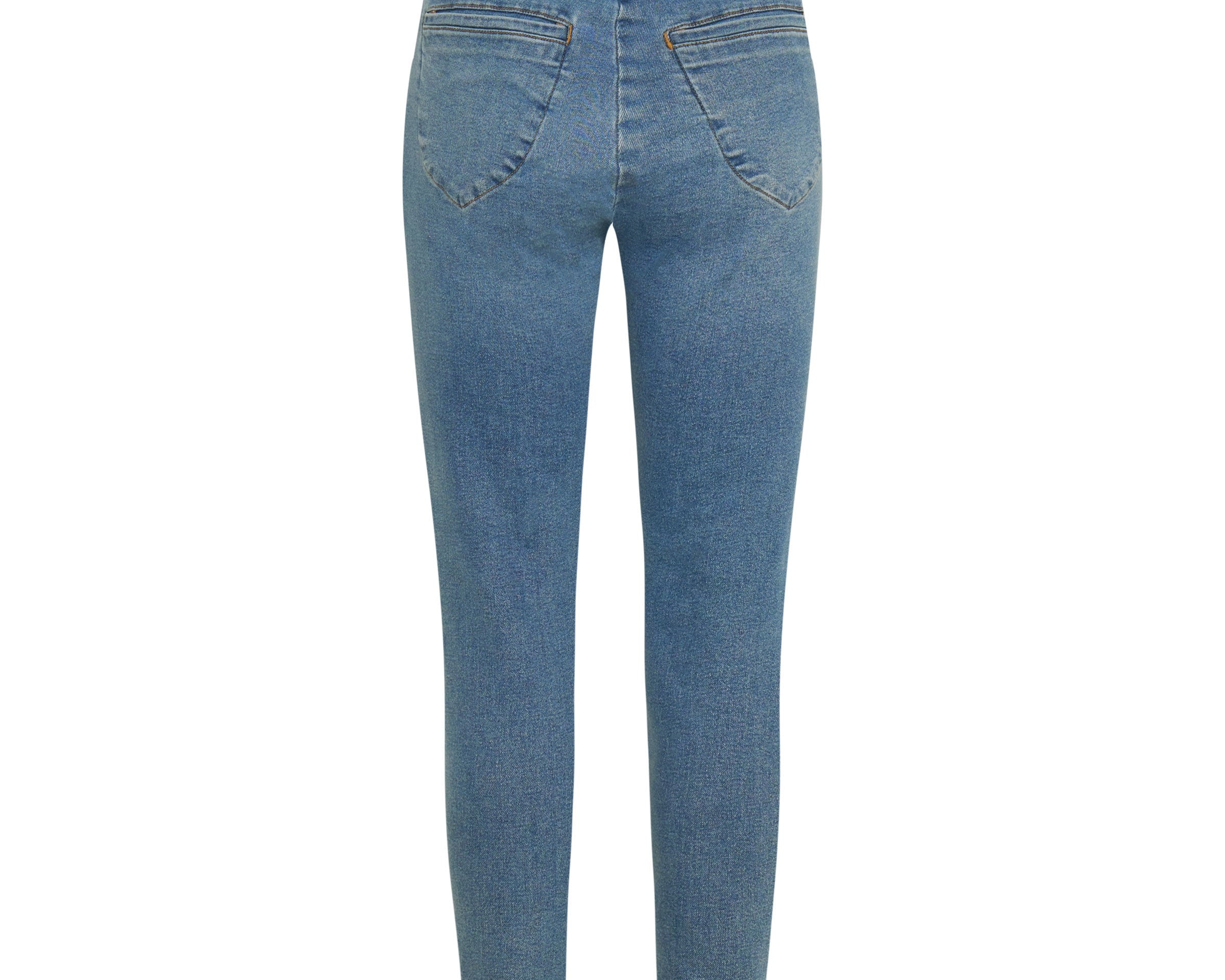 Preachers High Waist Skinny Stretch Denim Jeans - Pacifica