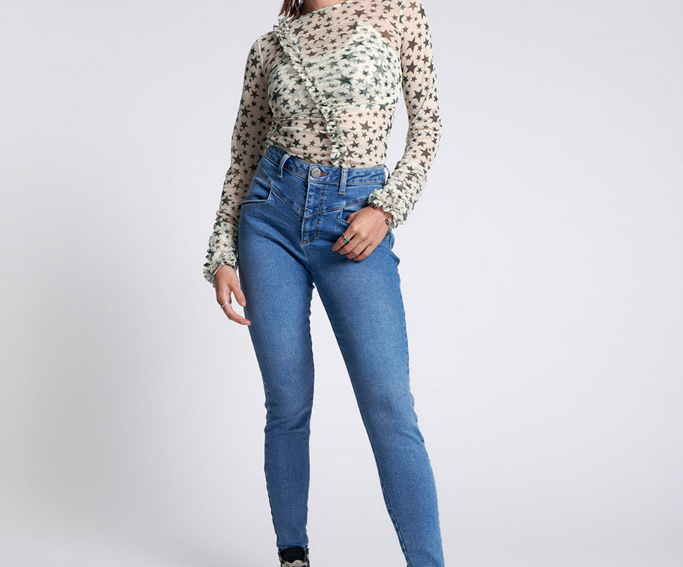 PACIFICA PREACHERS HIGH WAIST SKINNY JEANS