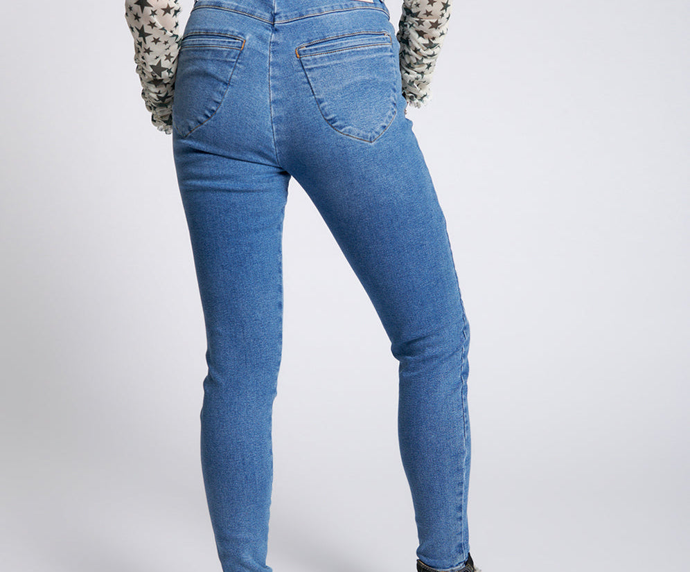 PACIFICA PREACHERS HIGH WAIST SKINNY JEANS