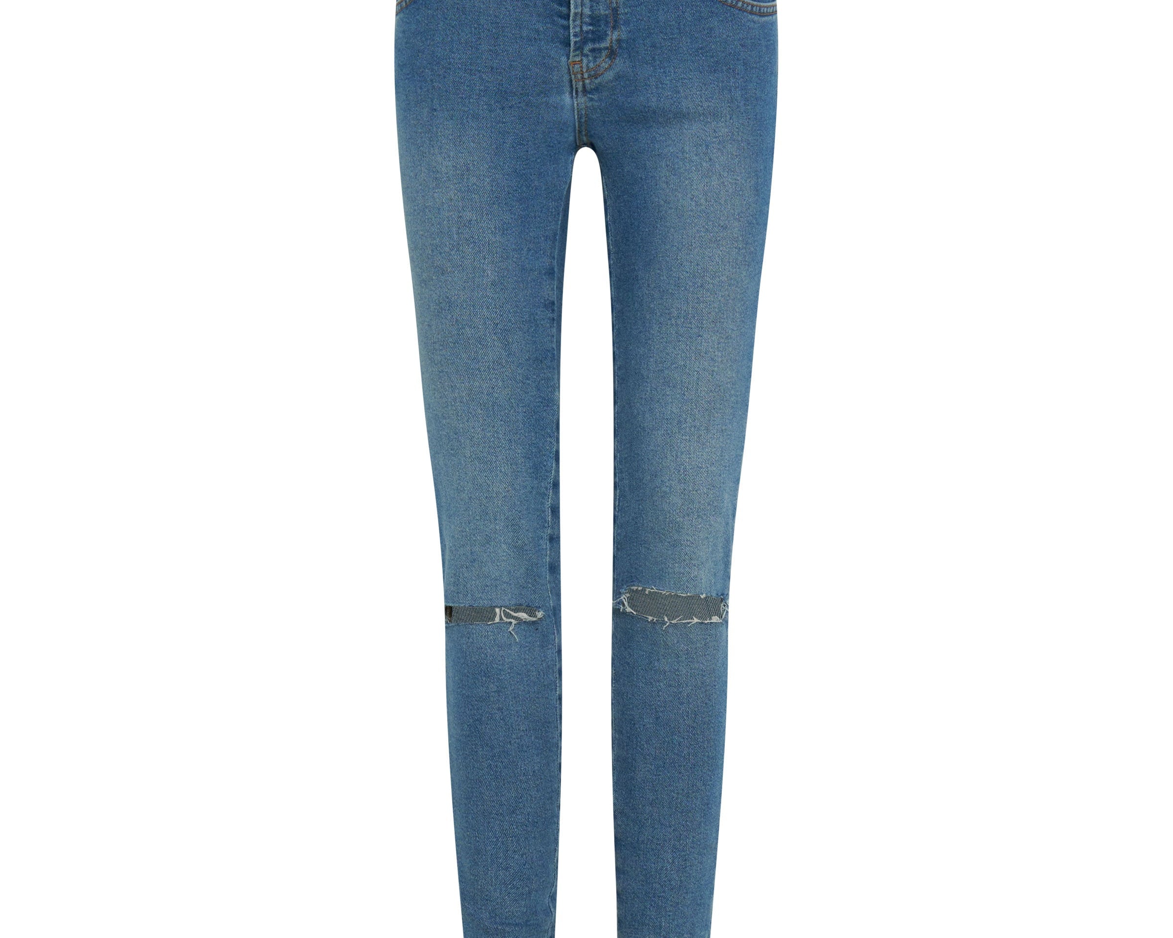 Freebirds Ii High Waist Stretch Skinny Denim Jeans - Pacifica