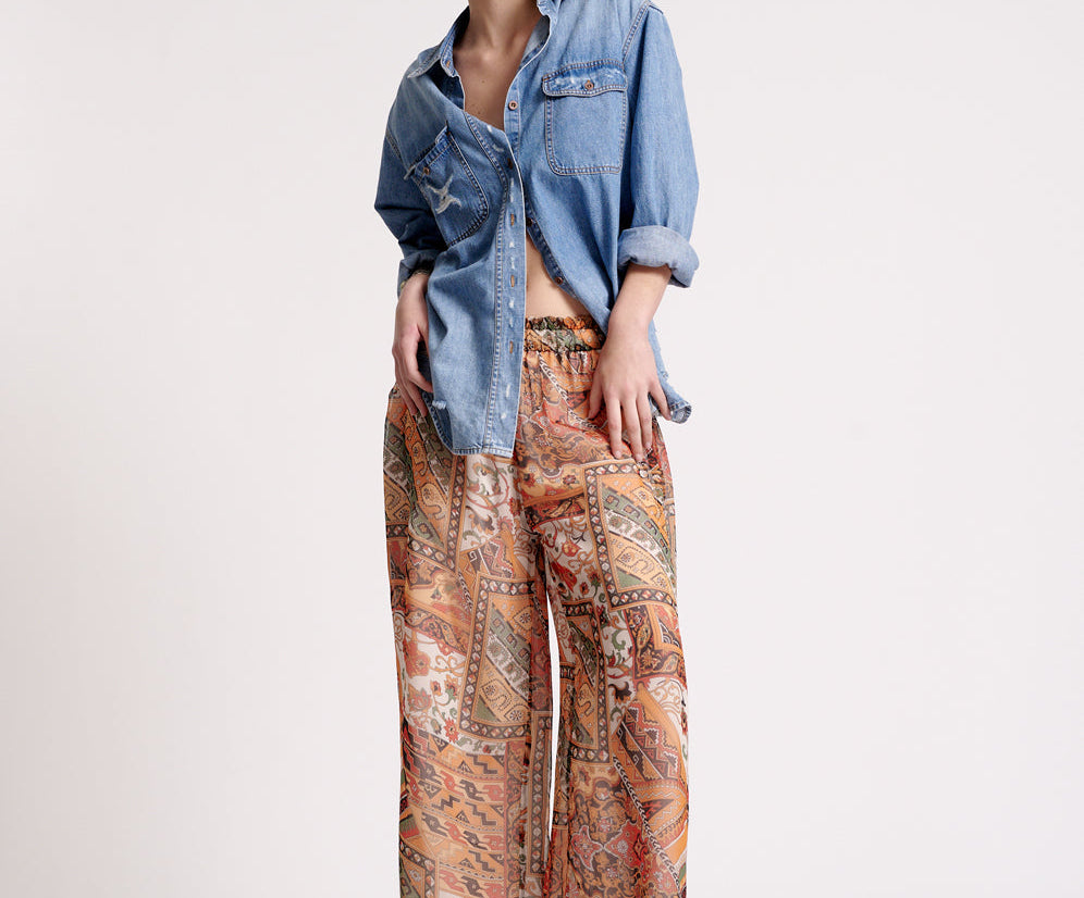 Bazaar Palazzo Pants - Paisley