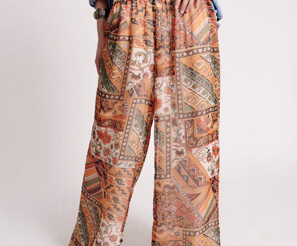 Bazaar Palazzo Pants - Paisley