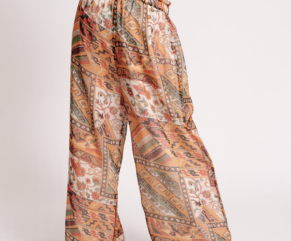 Bazaar Palazzo Pants - Paisley