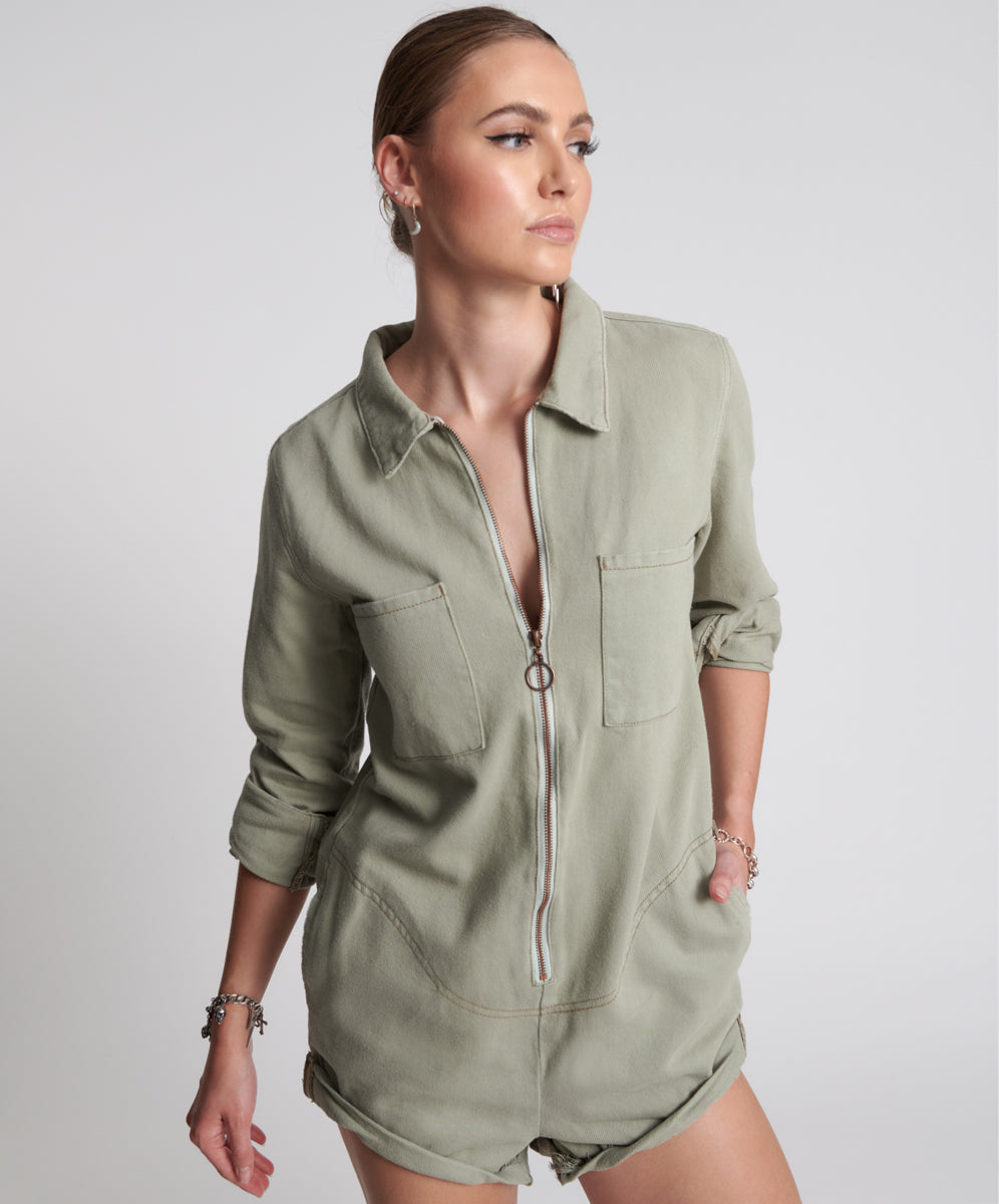Products FADED KHAKI PROPHECY JUMPSUIT