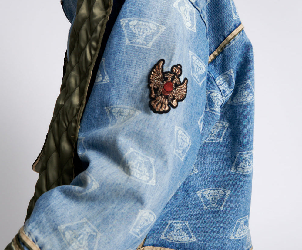 STUFFED MEDUSA DENIM JACKET